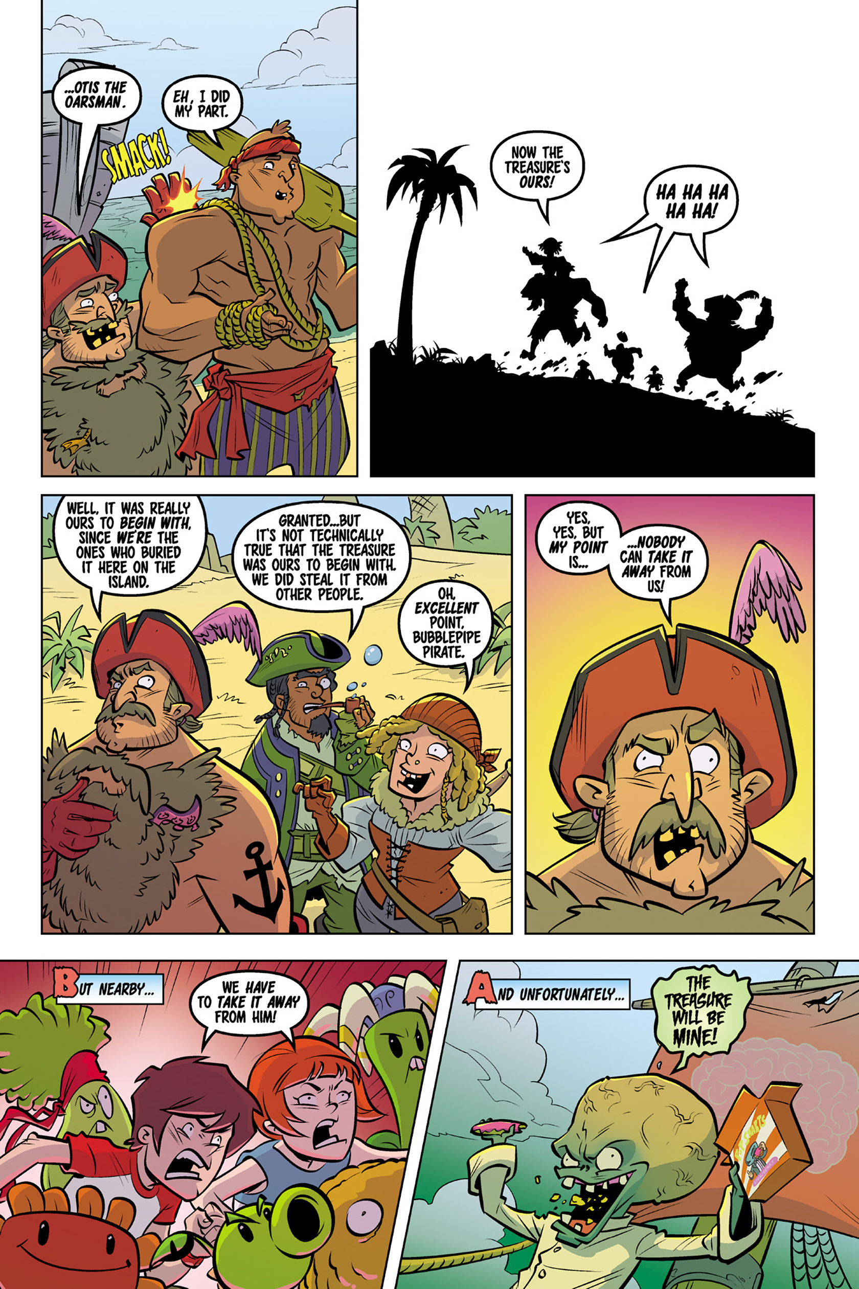 Read online Plants vs. Zombies: Timepocalypse comic -  Issue #5 - 9