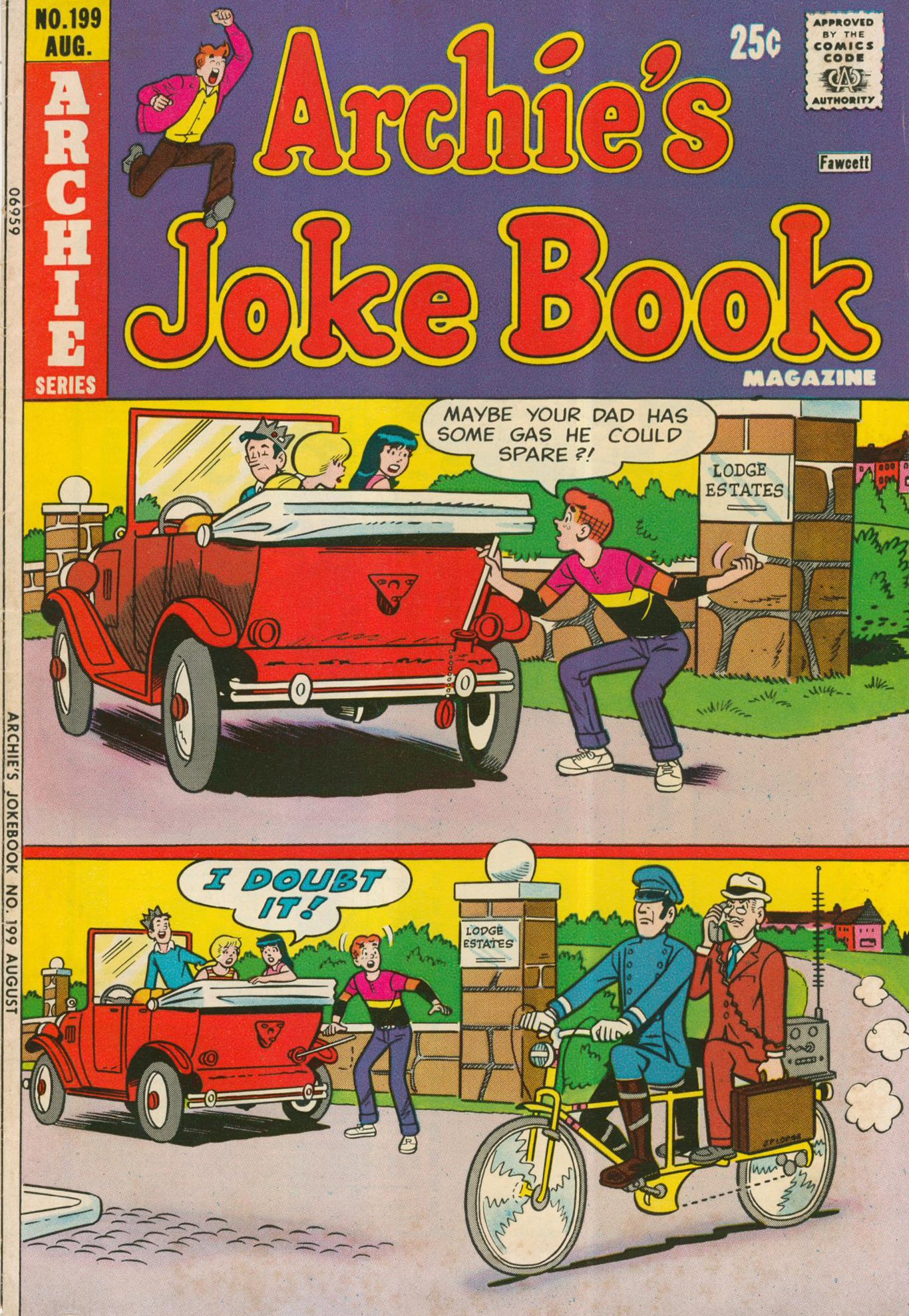 Read online Archie's Joke Book Magazine comic -  Issue #199 - 1