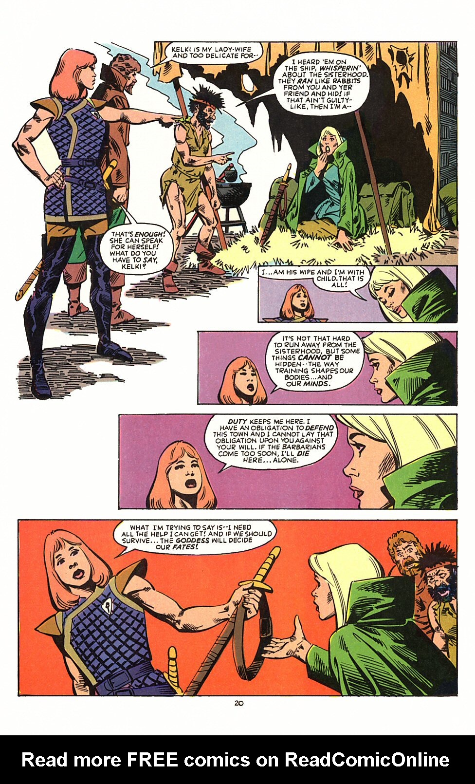 Read online Sisterhood of Steel comic -  Issue #5 - 22