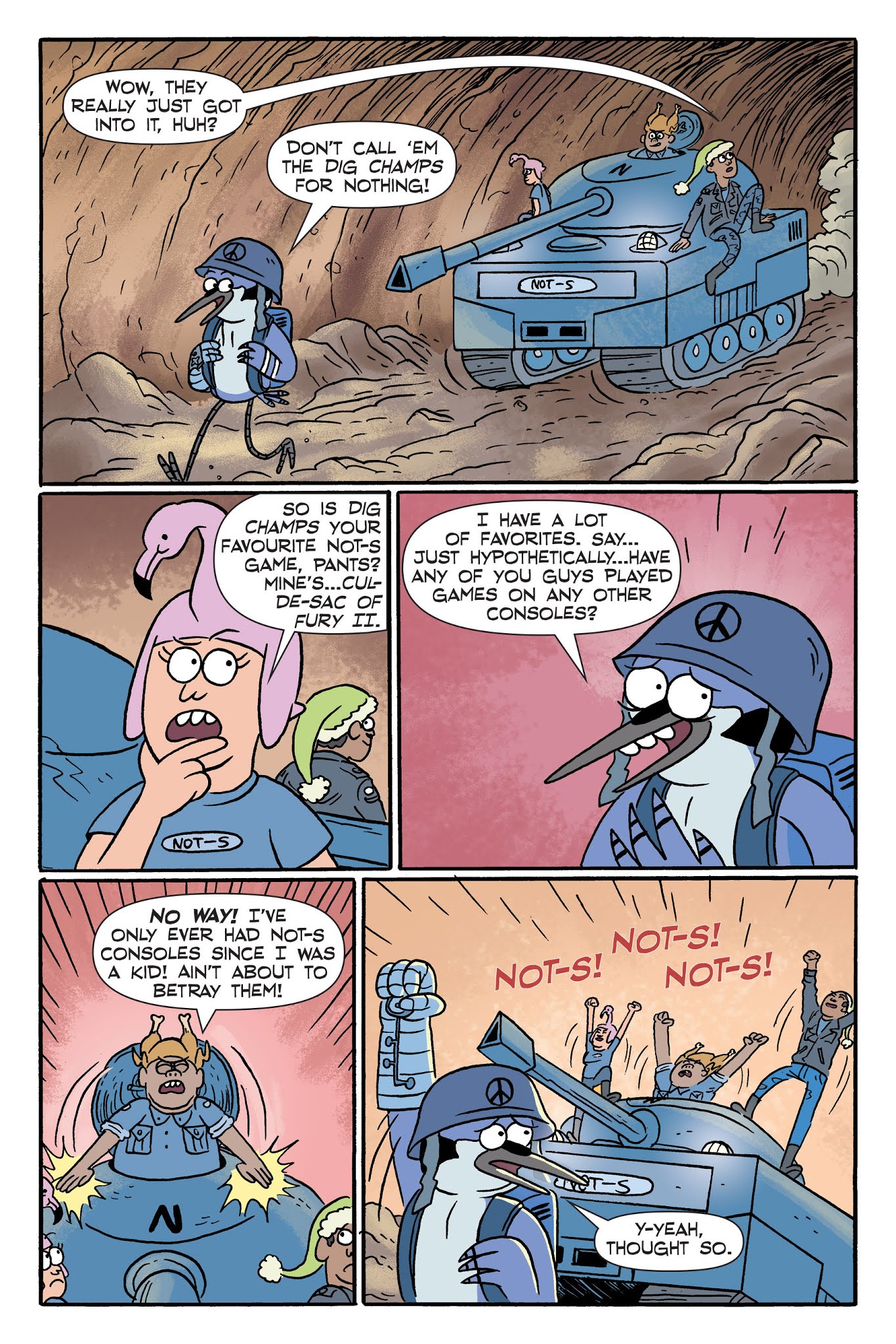 Read online Regular Show: A Clash of Consoles comic -  Issue # TPB (Part 1) - 84