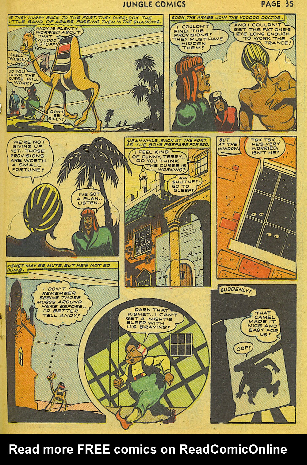 Read online Jungle Comics comic -  Issue #36 - 38