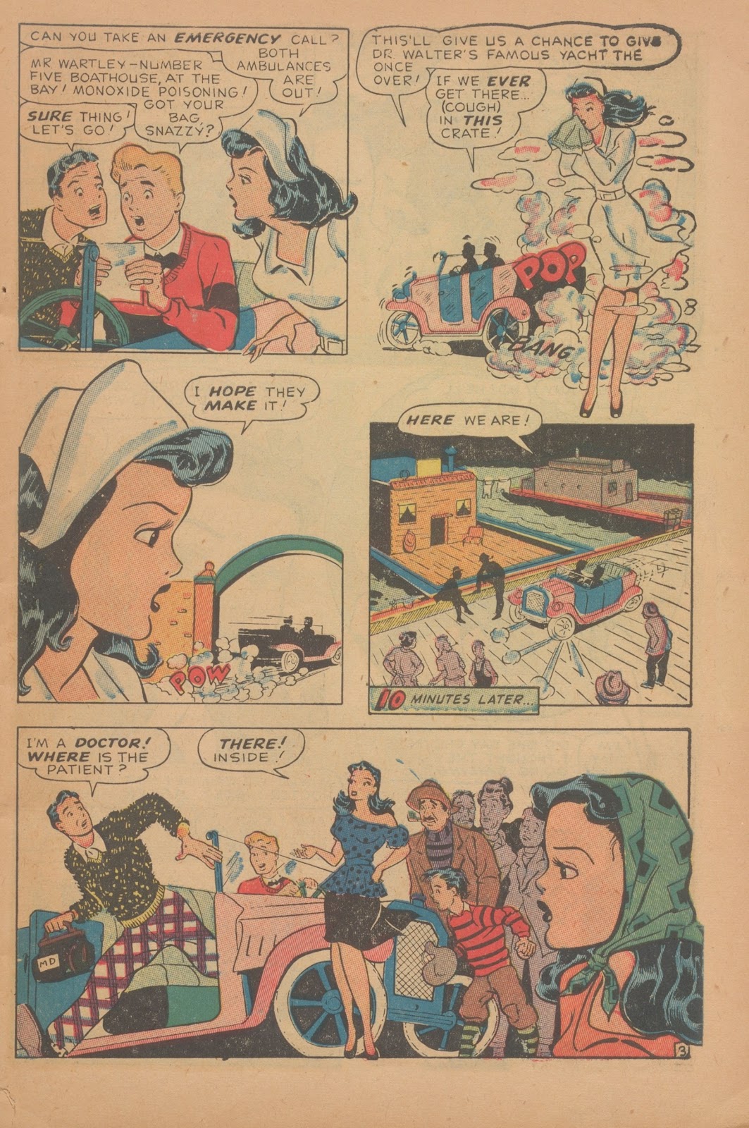 Read online Nellie The Nurse (1945) comic -  Issue #9 - 5