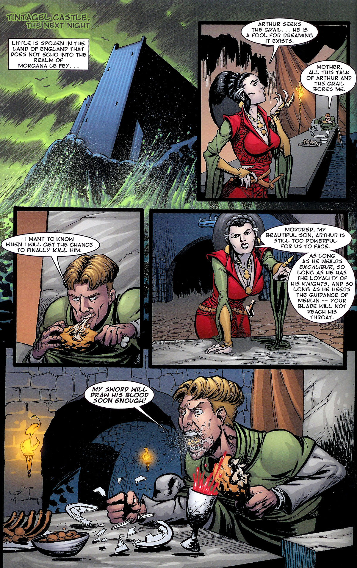 Read online Dracula vs King Arthur comic -  Issue #1 - 34