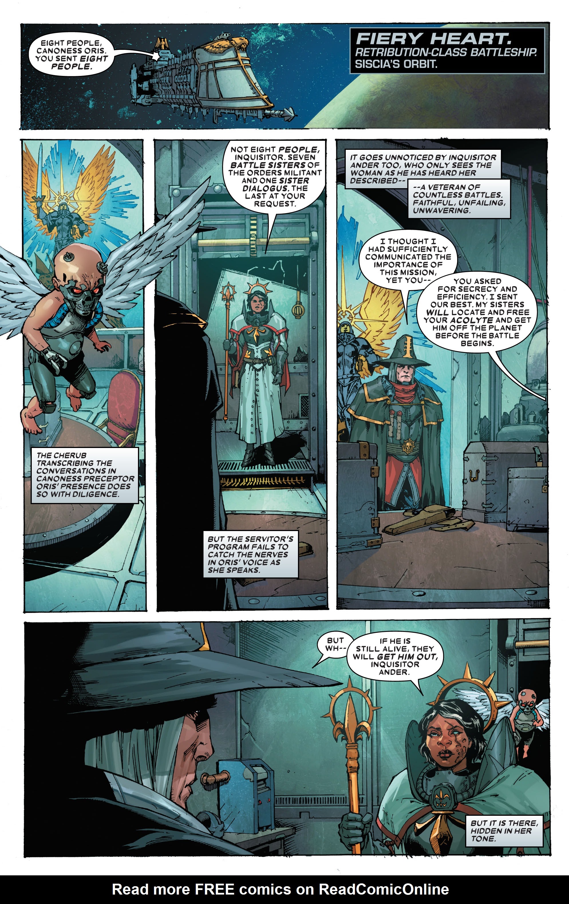 Read online Warhammer 40,000: Sisters Of Battle comic -  Issue #1 - 8