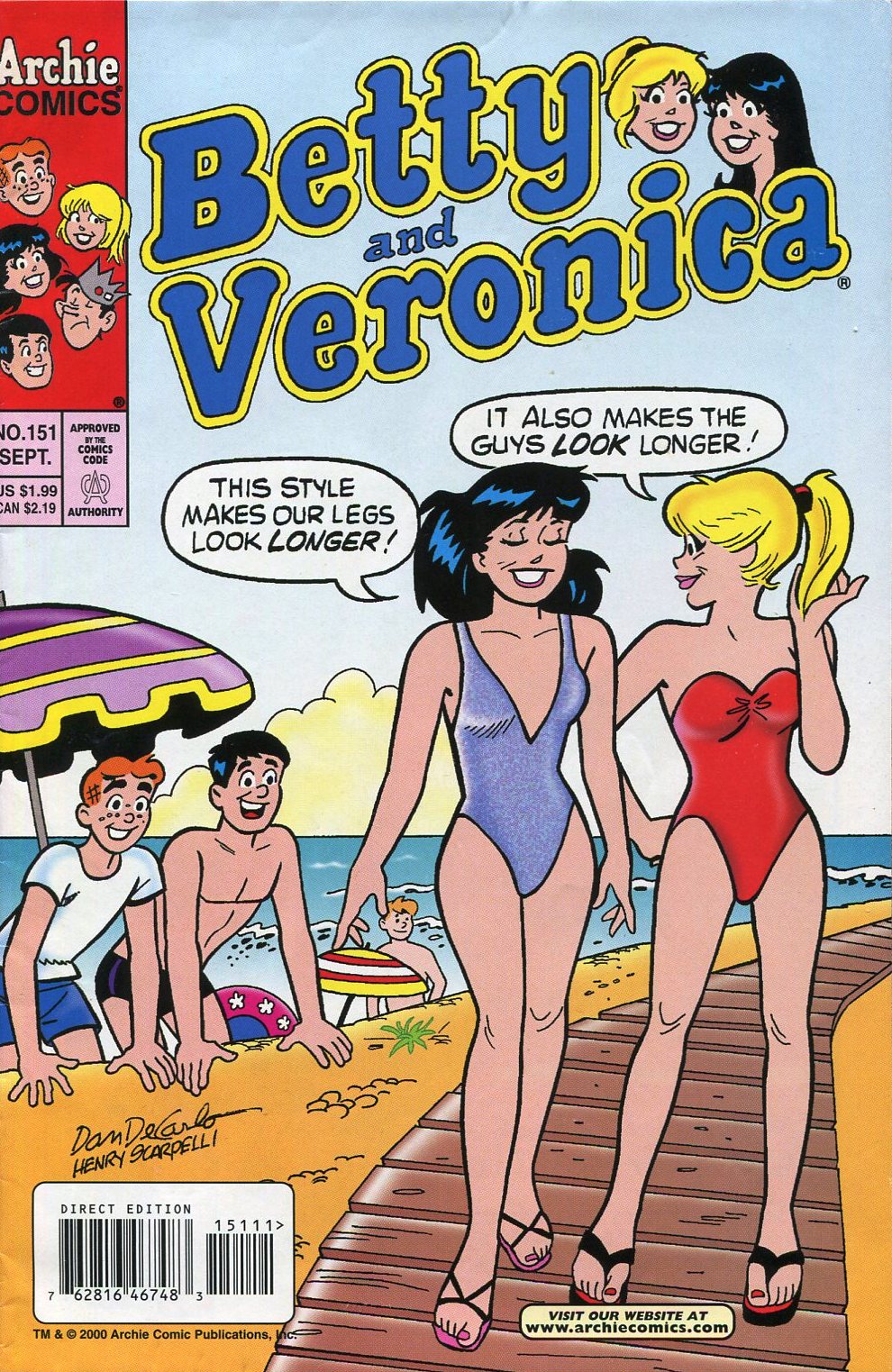 Read online Betty and Veronica (1987) comic -  Issue #151 - 1