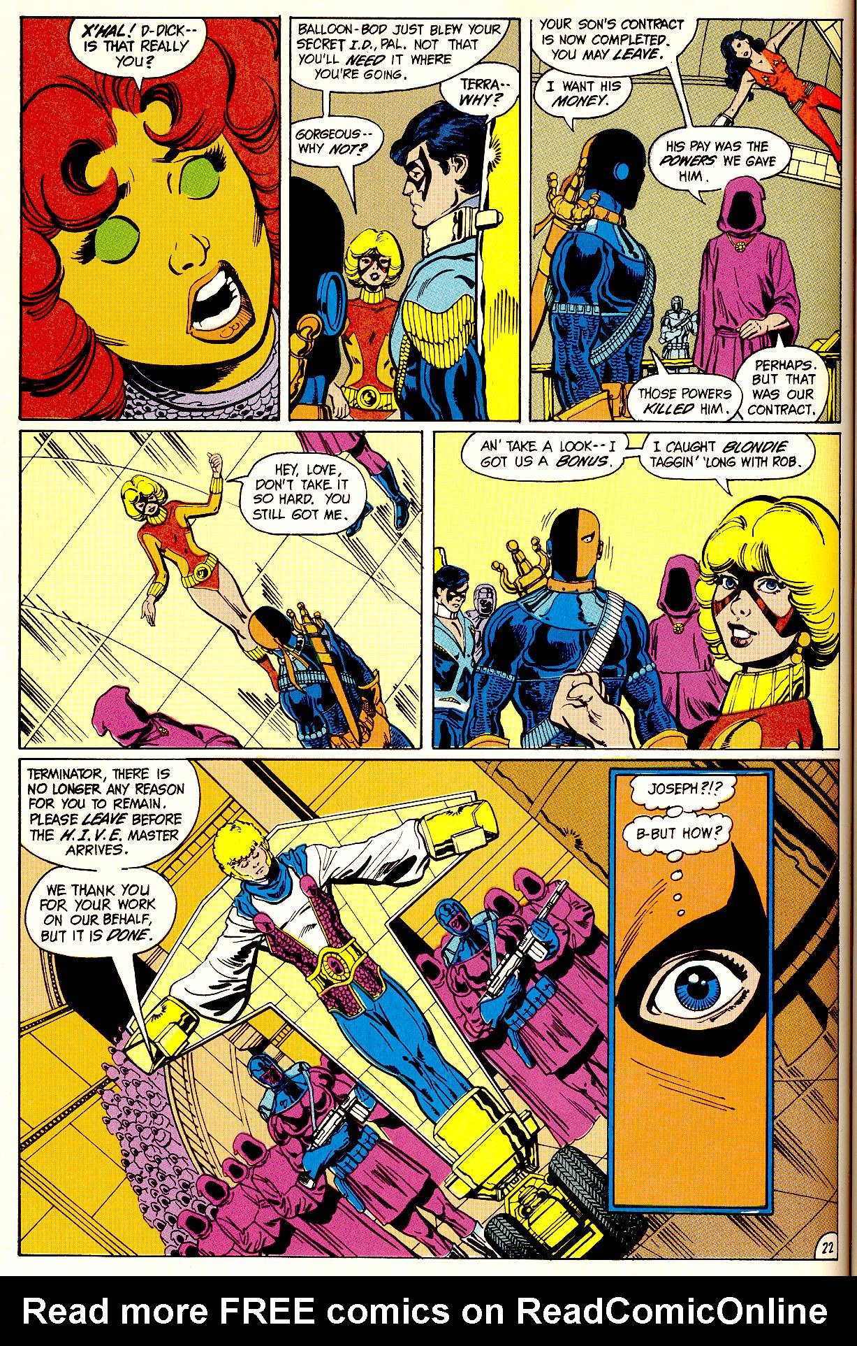 Read online The New Teen Titans: The Judas Contract comic -  Issue # TPB - 166