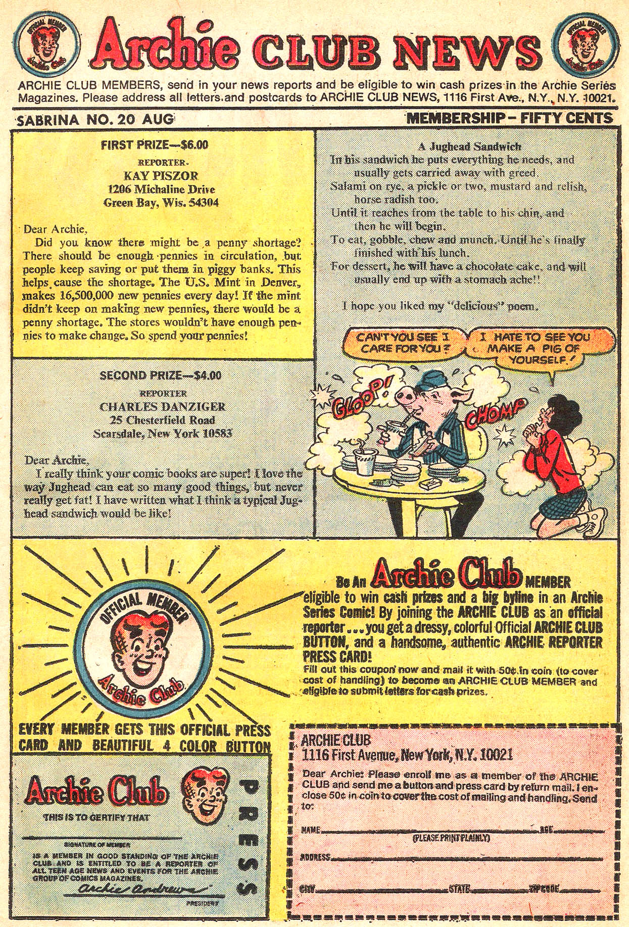 Read online Sabrina The Teenage Witch (1971) comic -  Issue #20 - 11