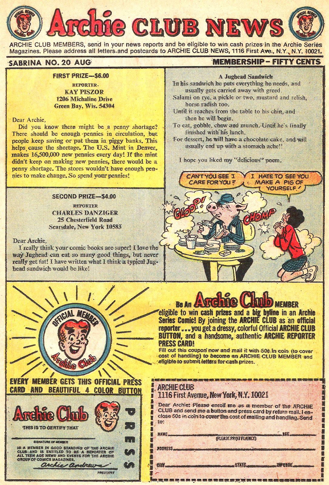Sabrina The Teenage Witch (1971) Issue #20 #20 - English 11 Sabrina The Teenage Witch (1971) Issue #20 #20 - English 11
