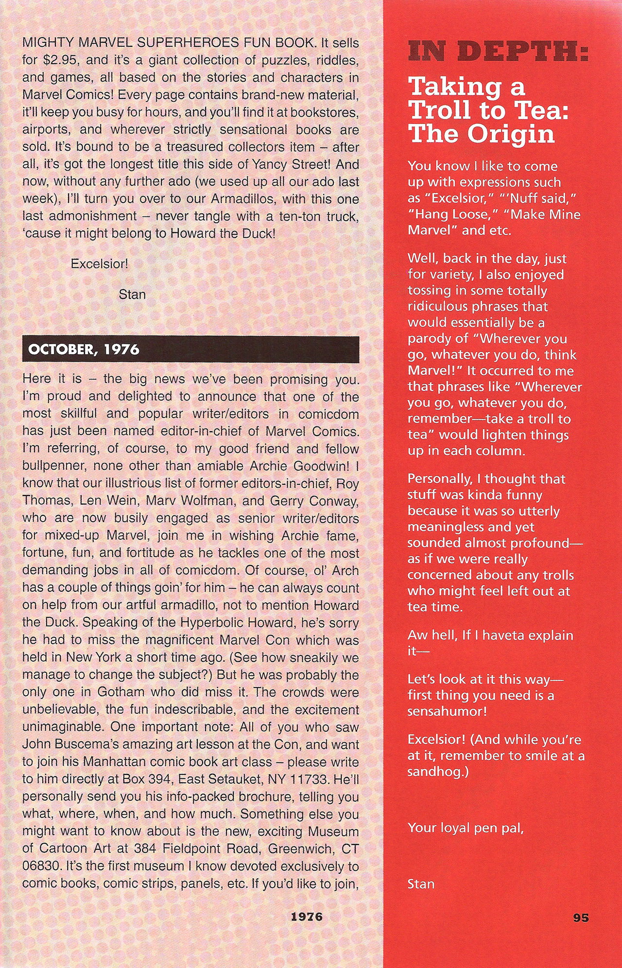 Read online Stan's Soapbox: The Collection comic -  Issue # TPB - 83