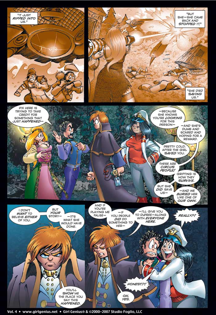 Read online Girl Genius (2002) comic -  Issue #4 - 46