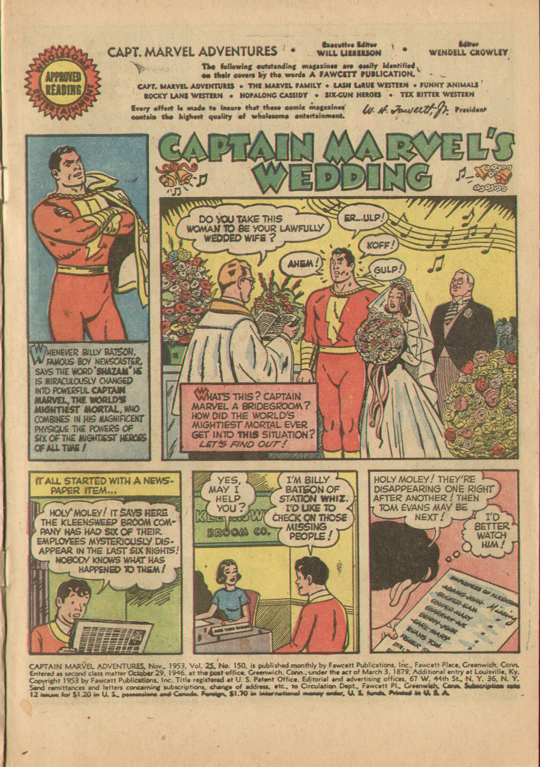 Read online Captain Marvel Adventures comic -  Issue #150 - 3