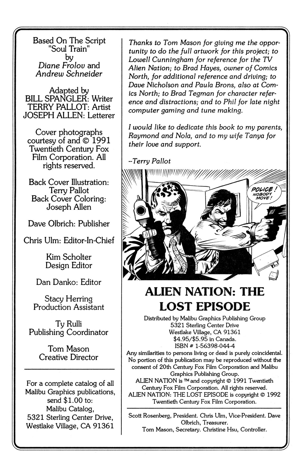 Read online Alien Nation: The Lost Episode comic -  Issue # Full - 3