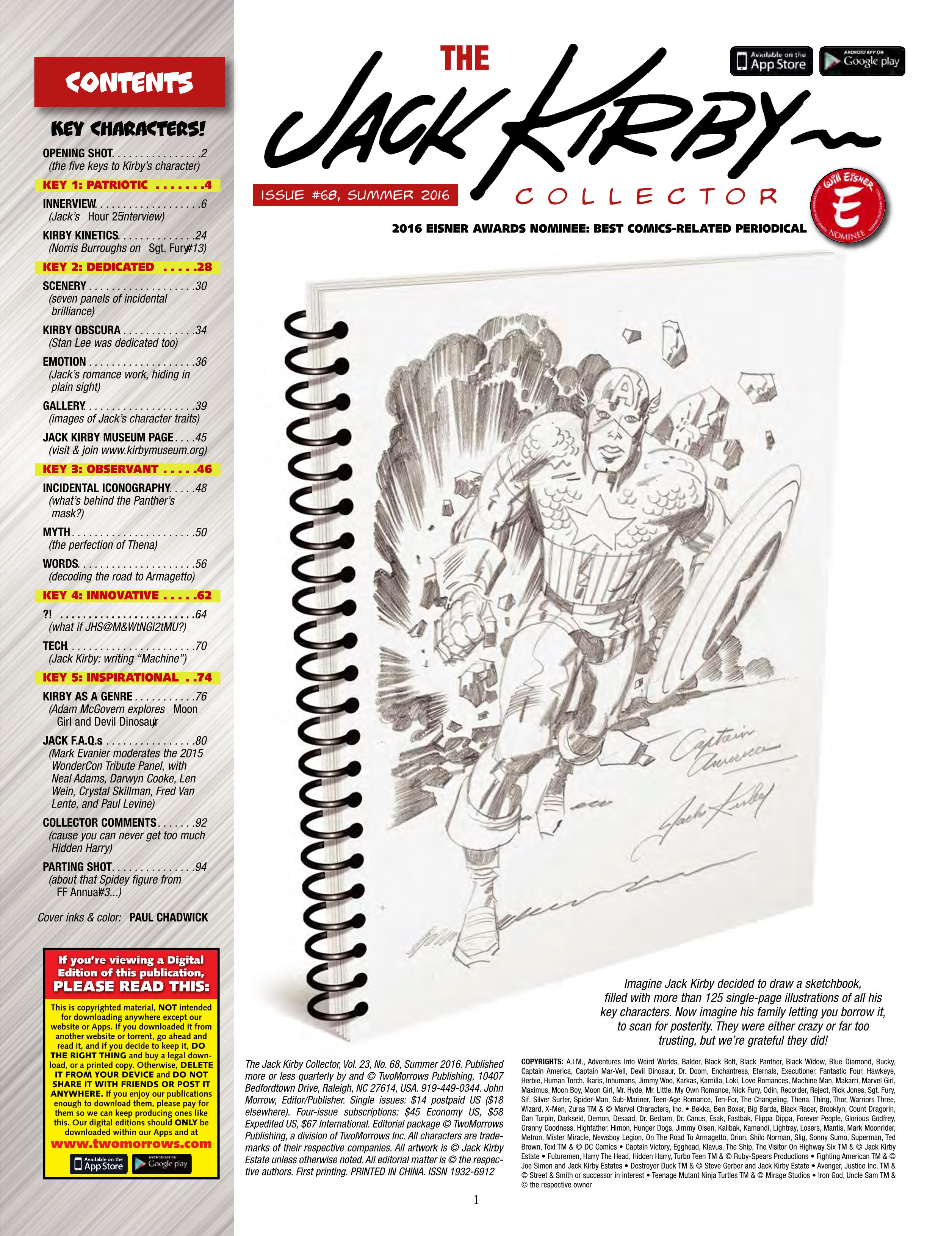 Read online The Jack Kirby Collector comic -  Issue #68 - 3