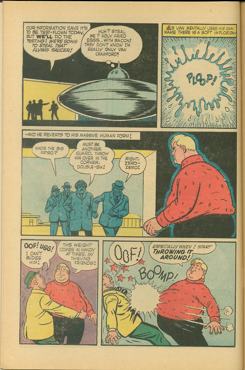 Read online Fatman, The Human Flying Saucer comic -  Issue #1 - 12