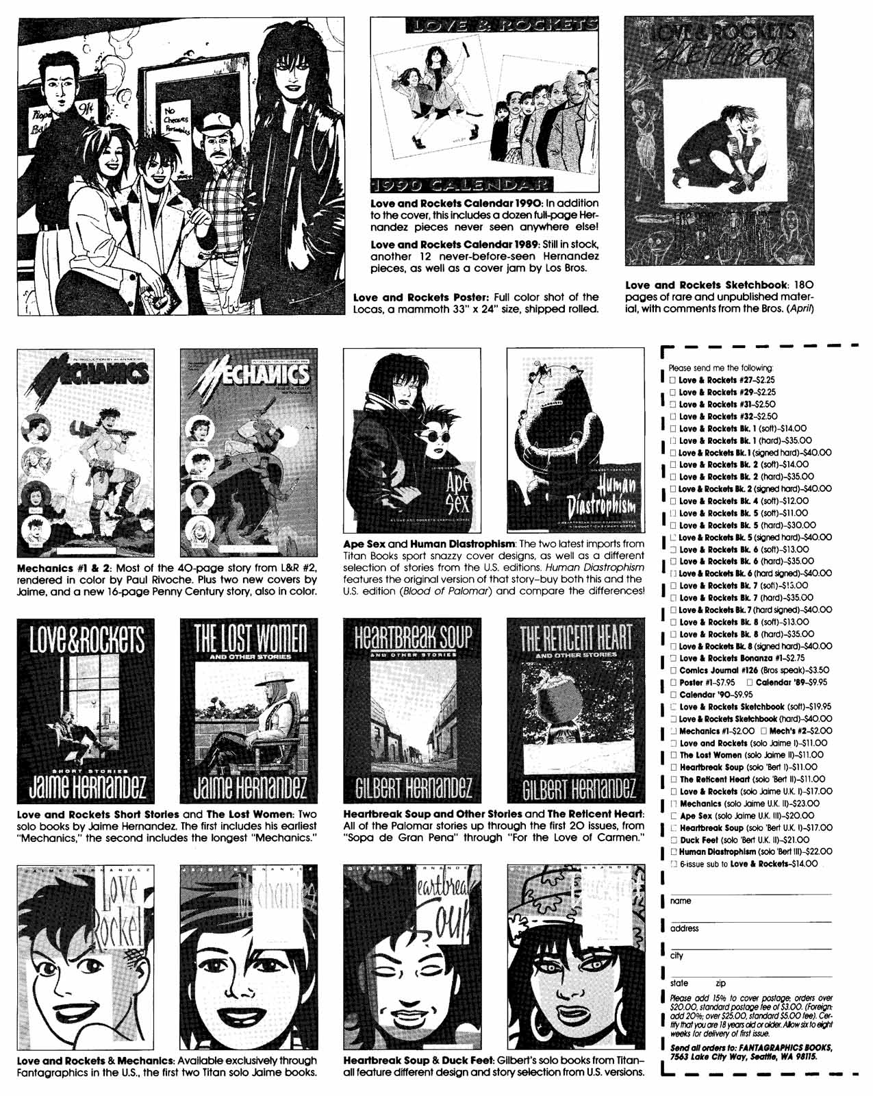 Read online Love and Rockets (1982) comic -  Issue #32 - 35