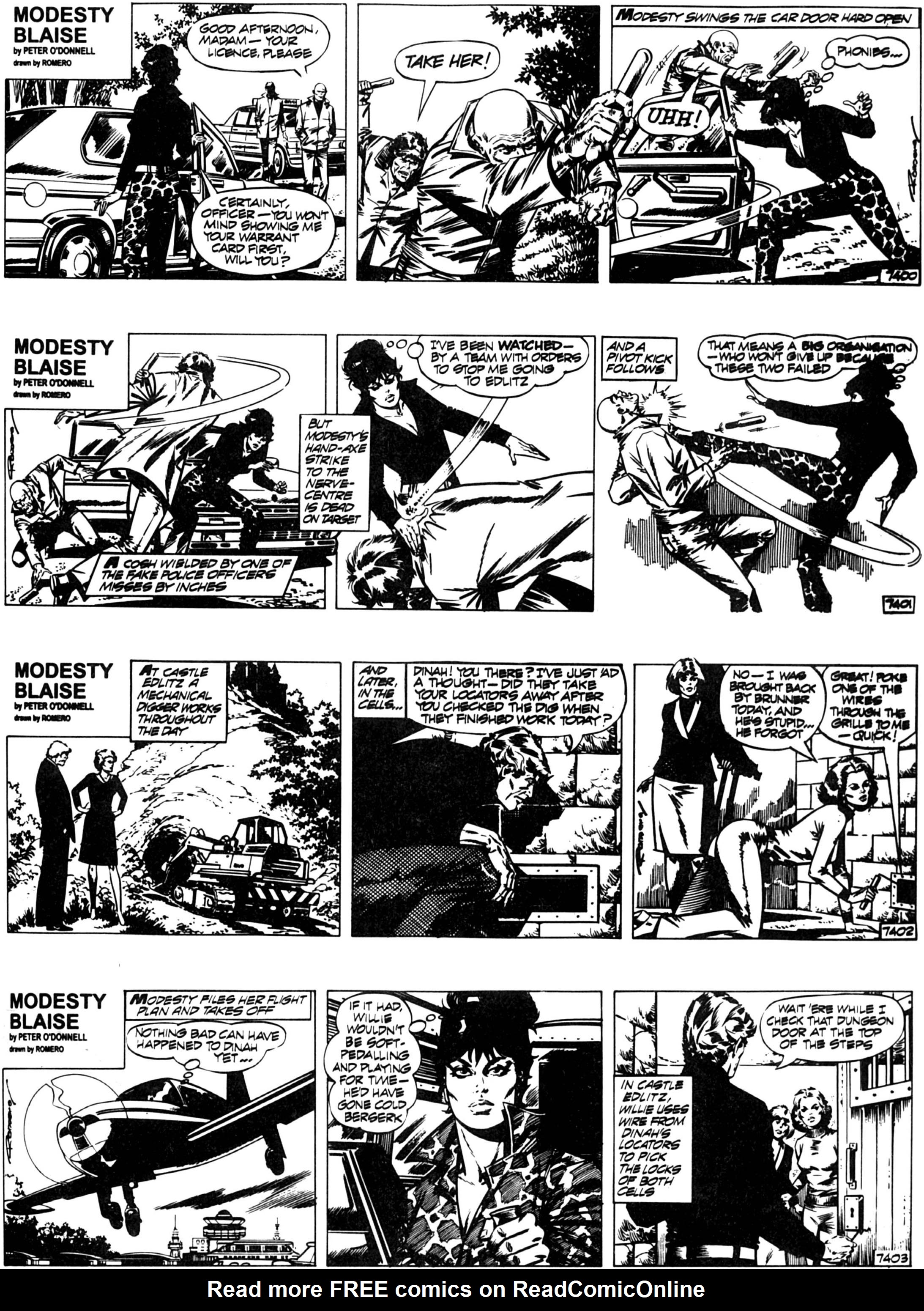 Read online Modesty Blaise: Lady in the Dark comic -  Issue # Full - 20