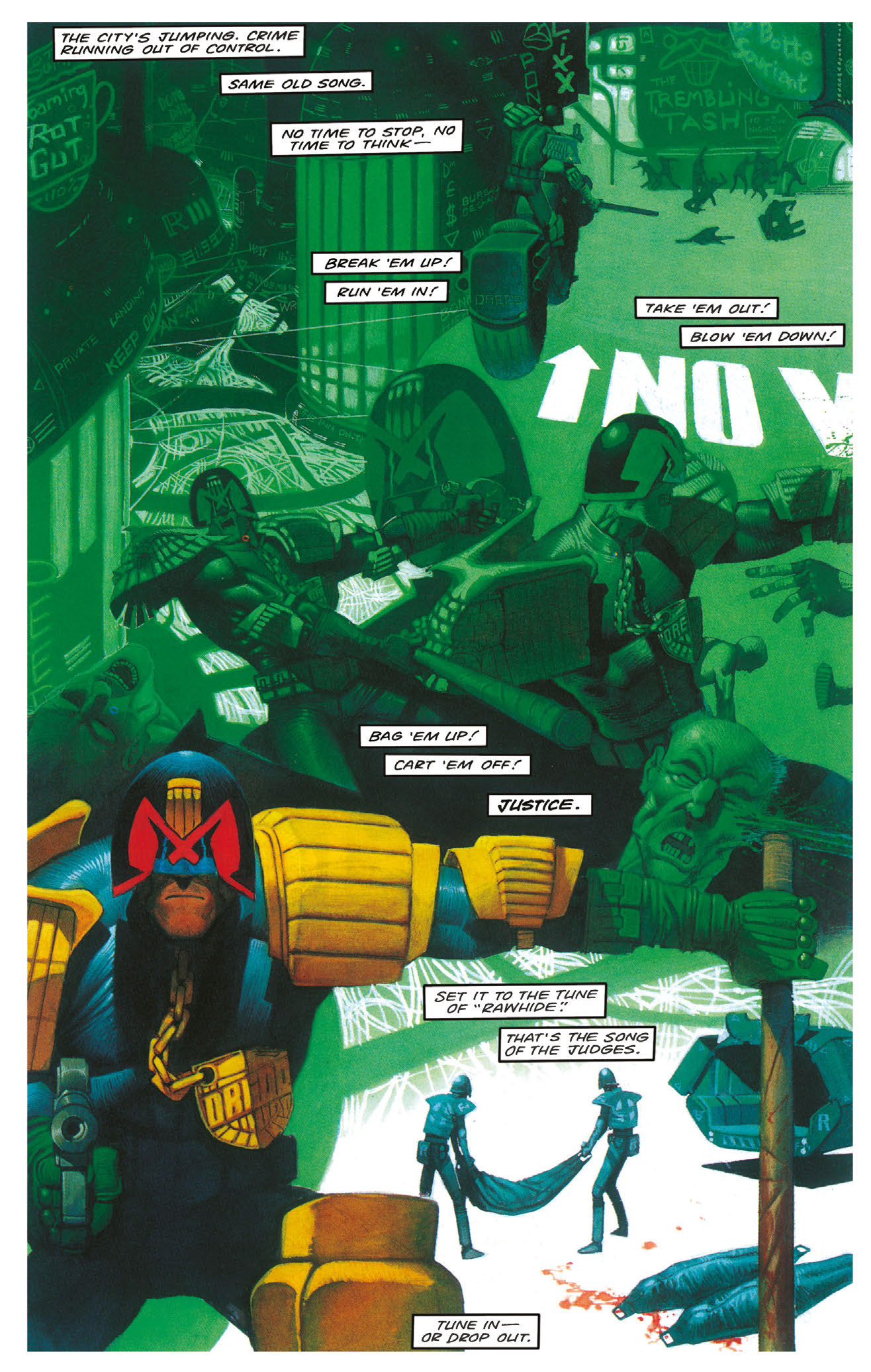 Read online Essential Judge Dredd: America comic -  Issue # TPB (Part 1) - 75