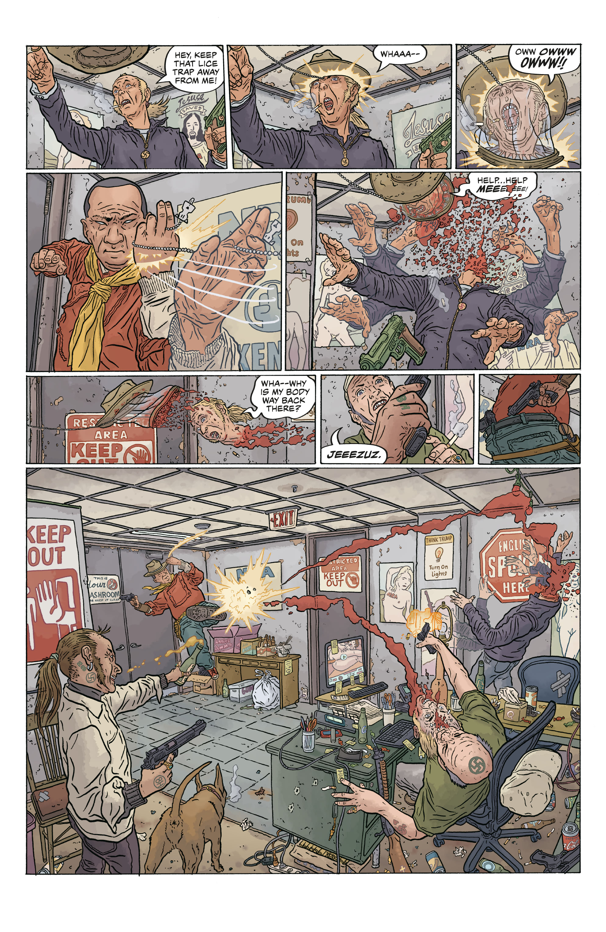 Read online Shaolin Cowboy: Cruel to Be Kin comic -  Issue #5 - 12
