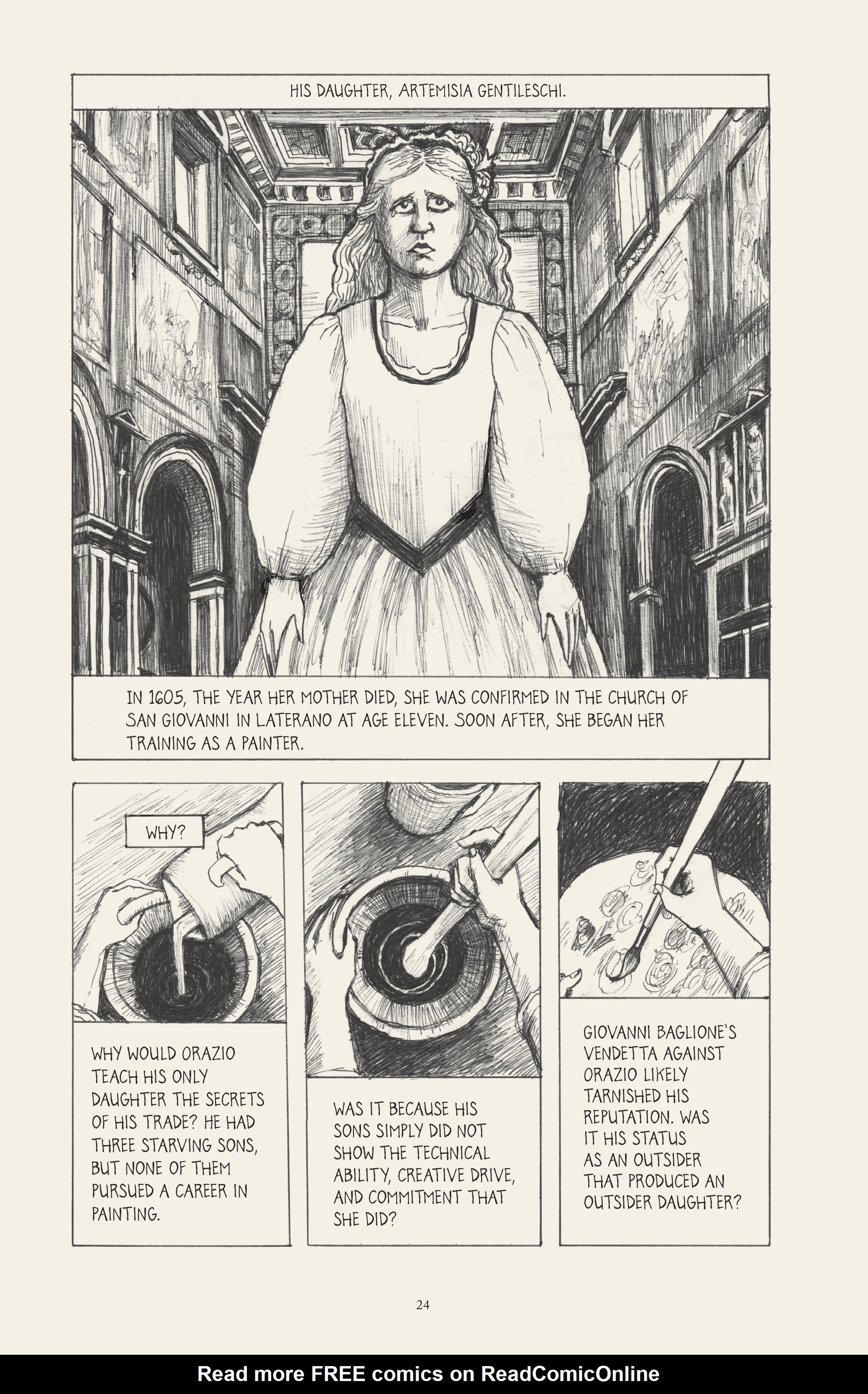 Read online I Know What I Am: The Life and Times of Artemisia Gentileschi comic -  Issue # TPB (Part 1) - 33