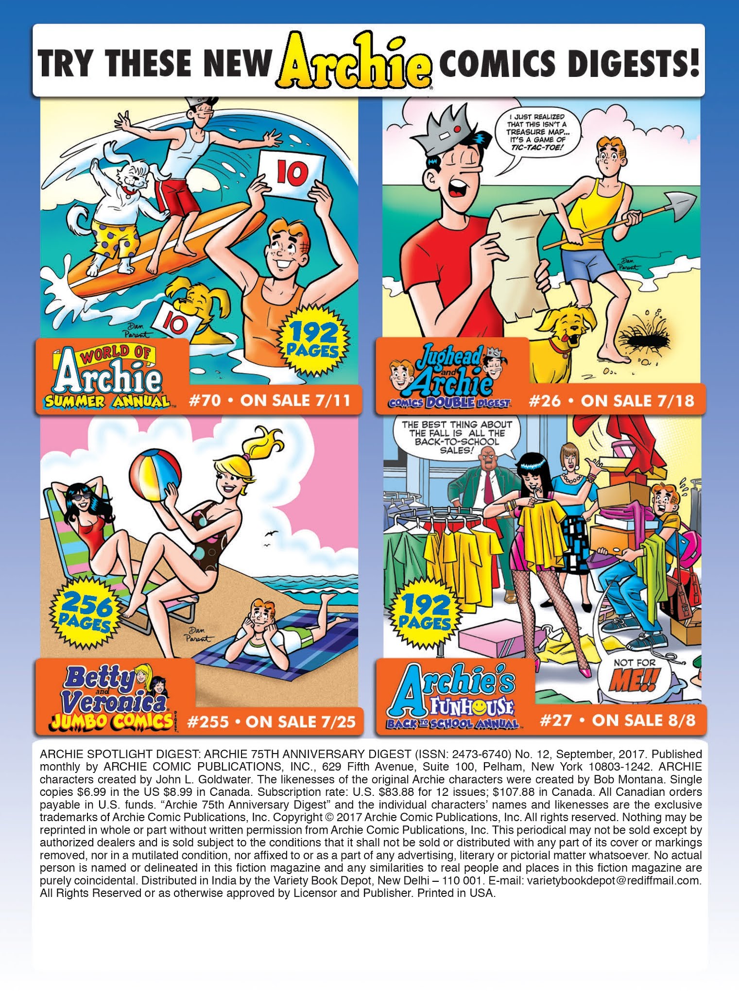 Read online Archie 75th Anniversary Digest comic -  Issue #12 - 218