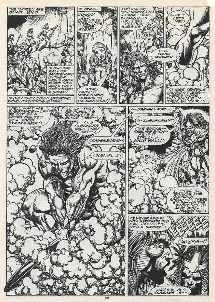 Read online The Savage Sword Of Conan comic -  Issue #217 - 52