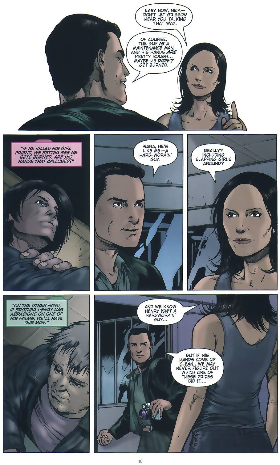 Read online CSI: Crime Scene Investigation comic -  Issue #4 - 20