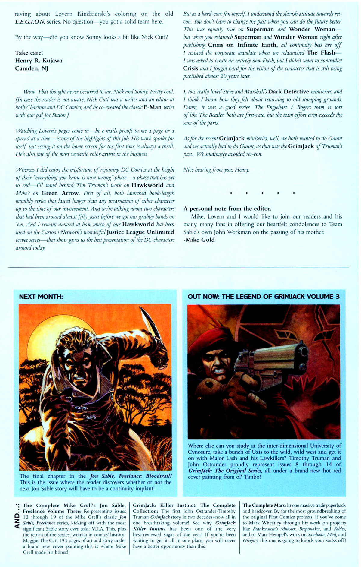 Read online Jon Sable, Freelance: Bloodtrail comic -  Issue #5 - 18