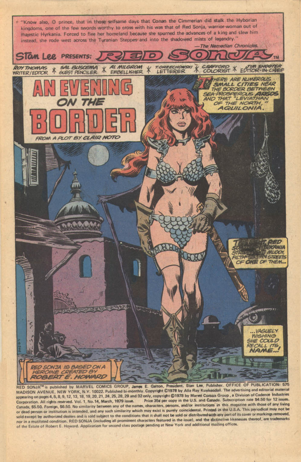 Read online Red Sonja (1977) comic -  Issue #14 - 2