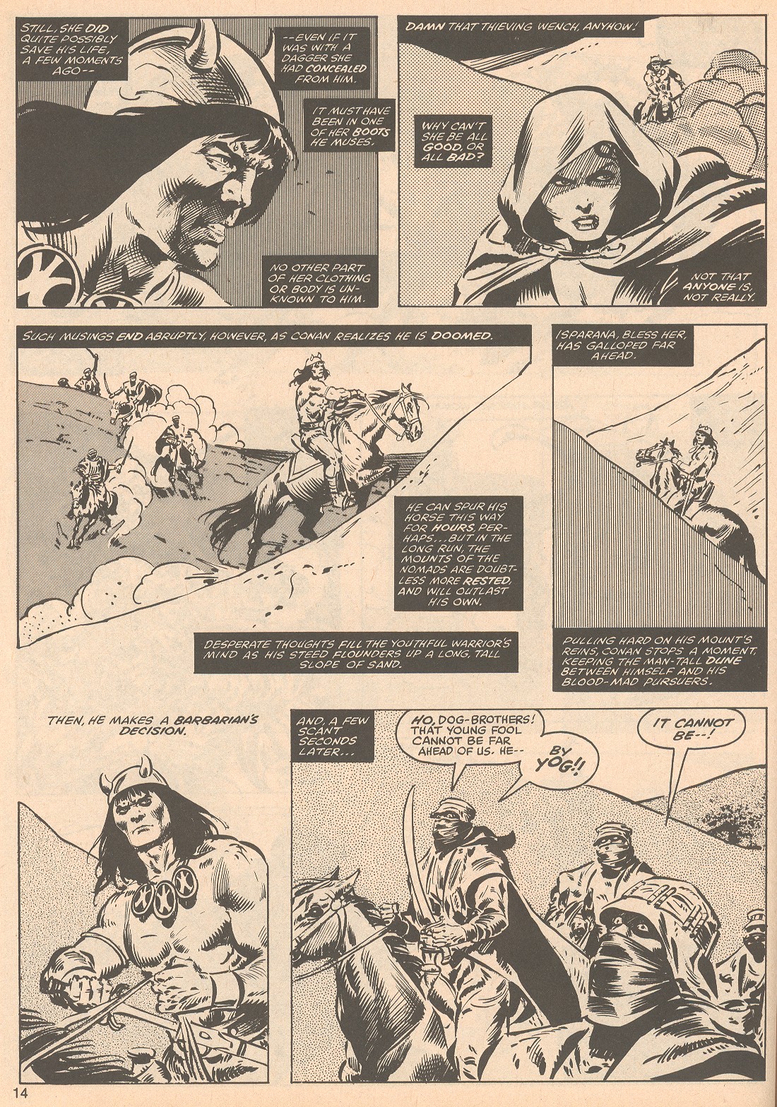 Read online The Savage Sword Of Conan comic -  Issue #57 - 14