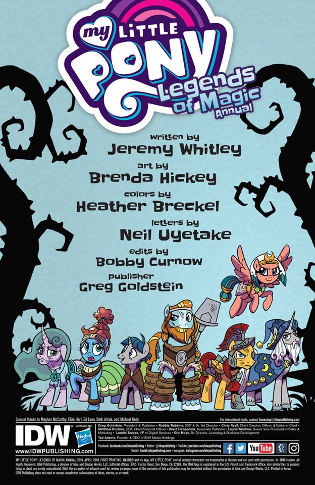 Read online My Little Pony: Legends of Magic comic -  Issue # Annual 1 - 2