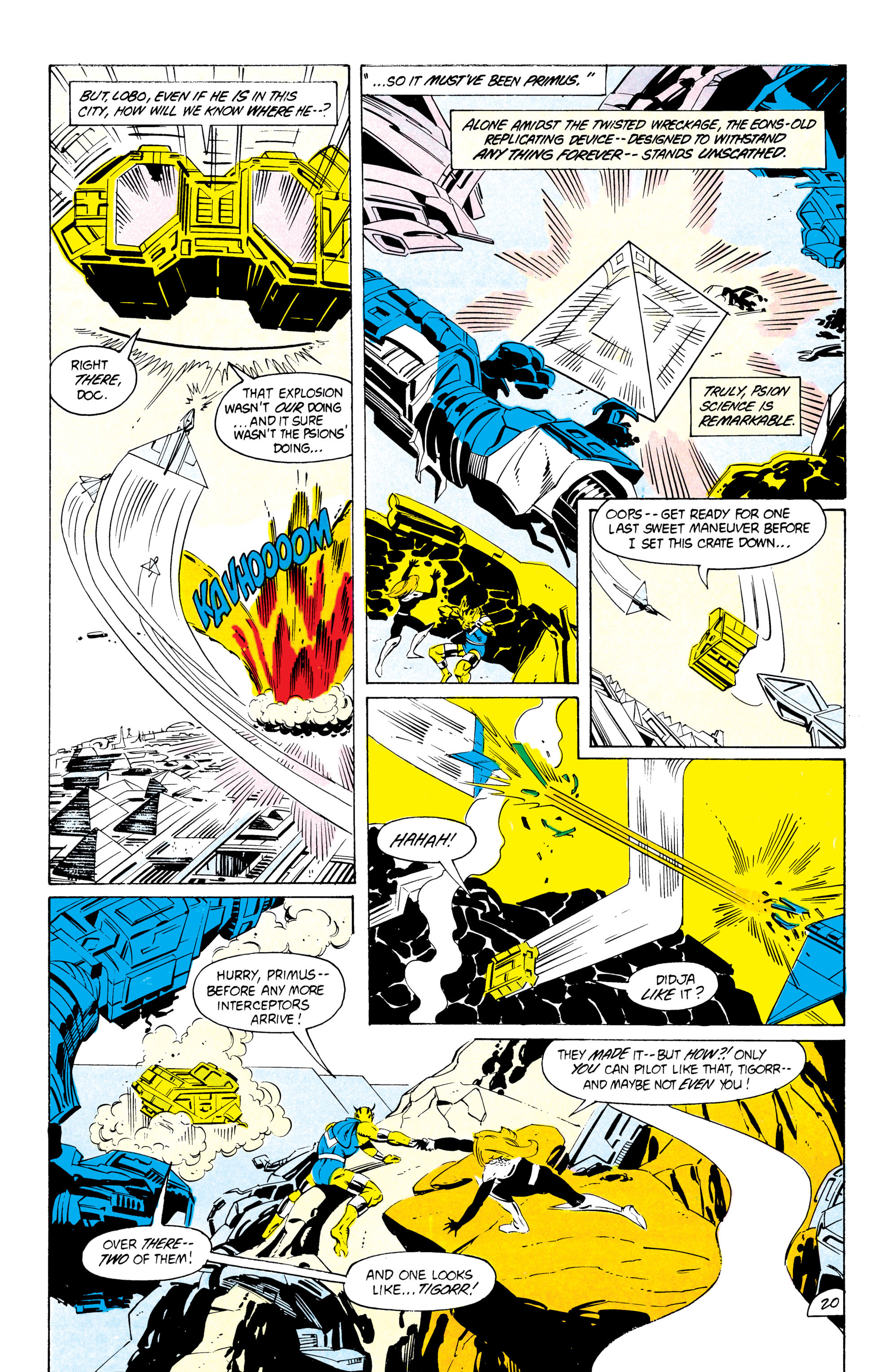 Read online The Omega Men (1983) comic -  Issue #20 - 21