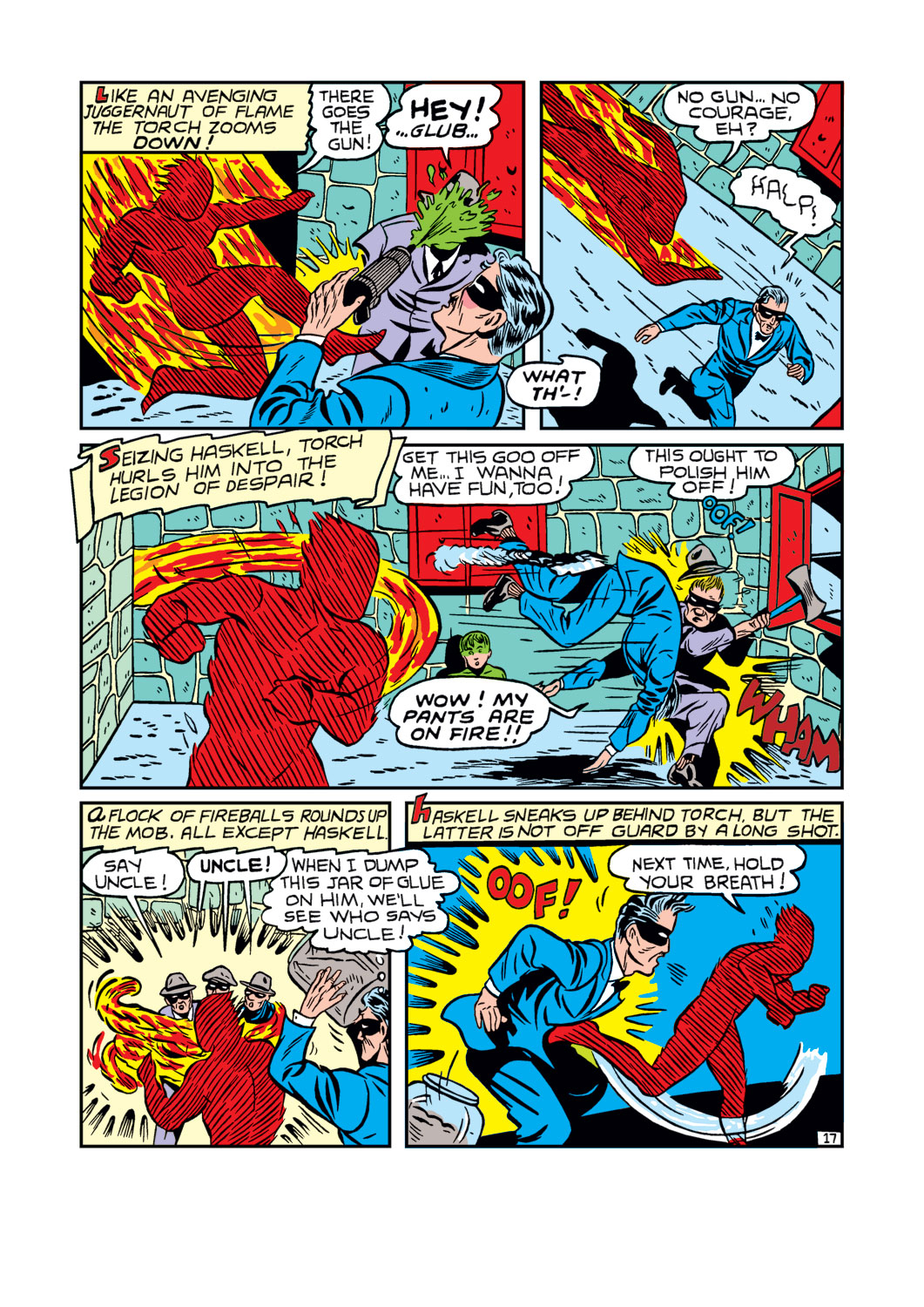 Read online The Human Torch (1940) comic -  Issue #6 - 40