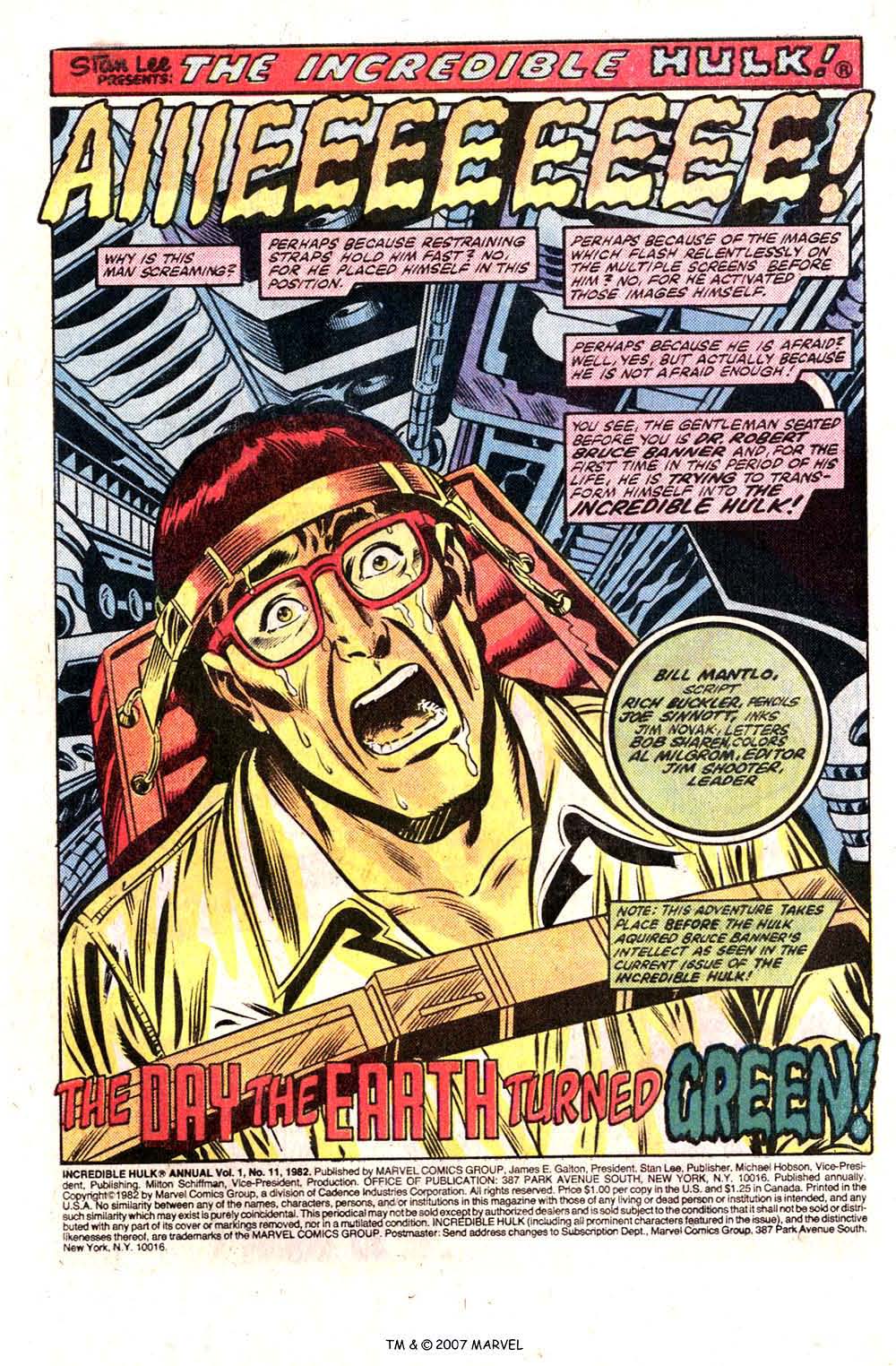 Read online The Incredible Hulk (1968) comic -  Issue # _Annual 1982 - 3