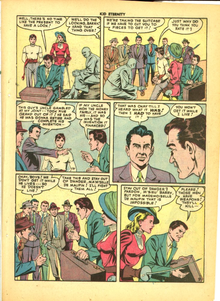 Read online Kid Eternity (1946) comic -  Issue #9 - 23