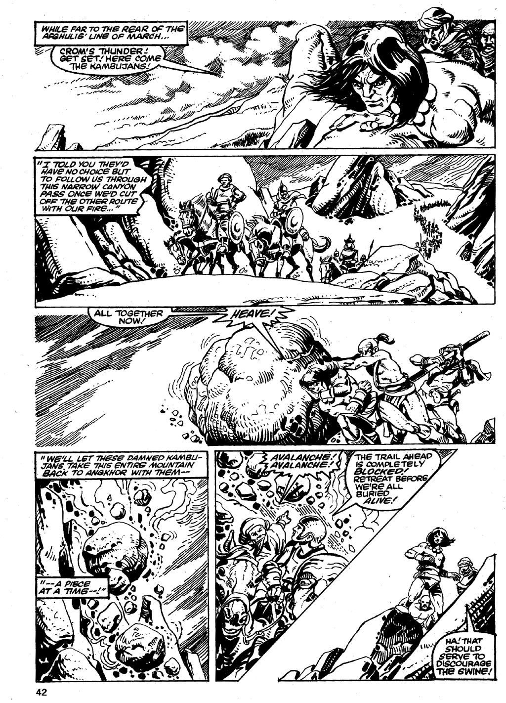 Read online The Savage Sword Of Conan comic -  Issue #86 - 42