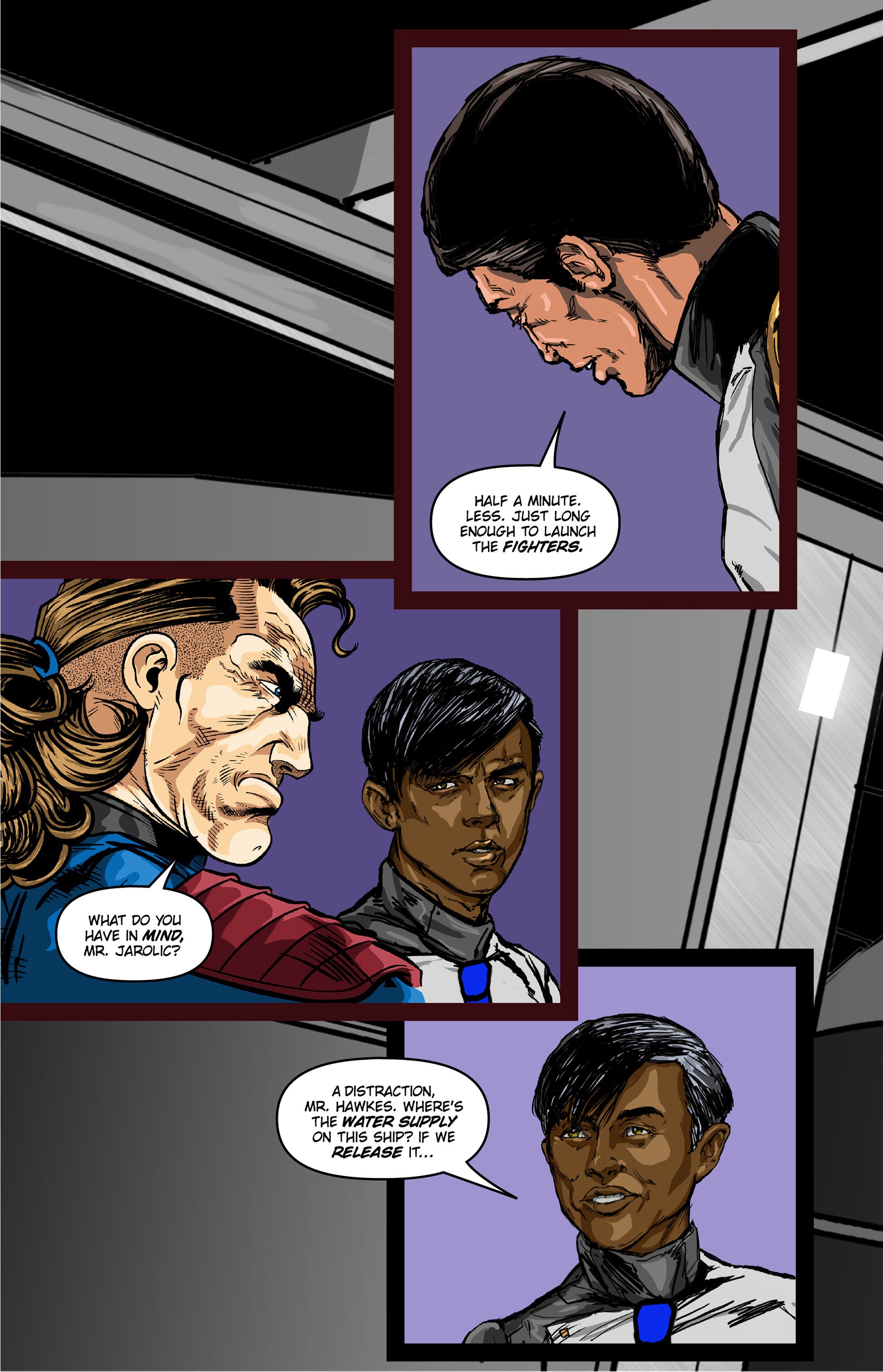 Read online William Shatner's Man O' War comic -  Issue #7 - 12