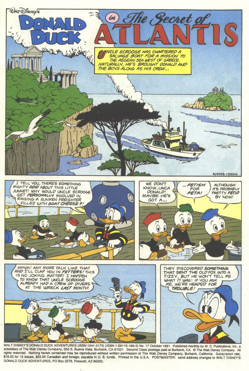 Read online Donald Duck Adventures comic -  Issue #17 - 2