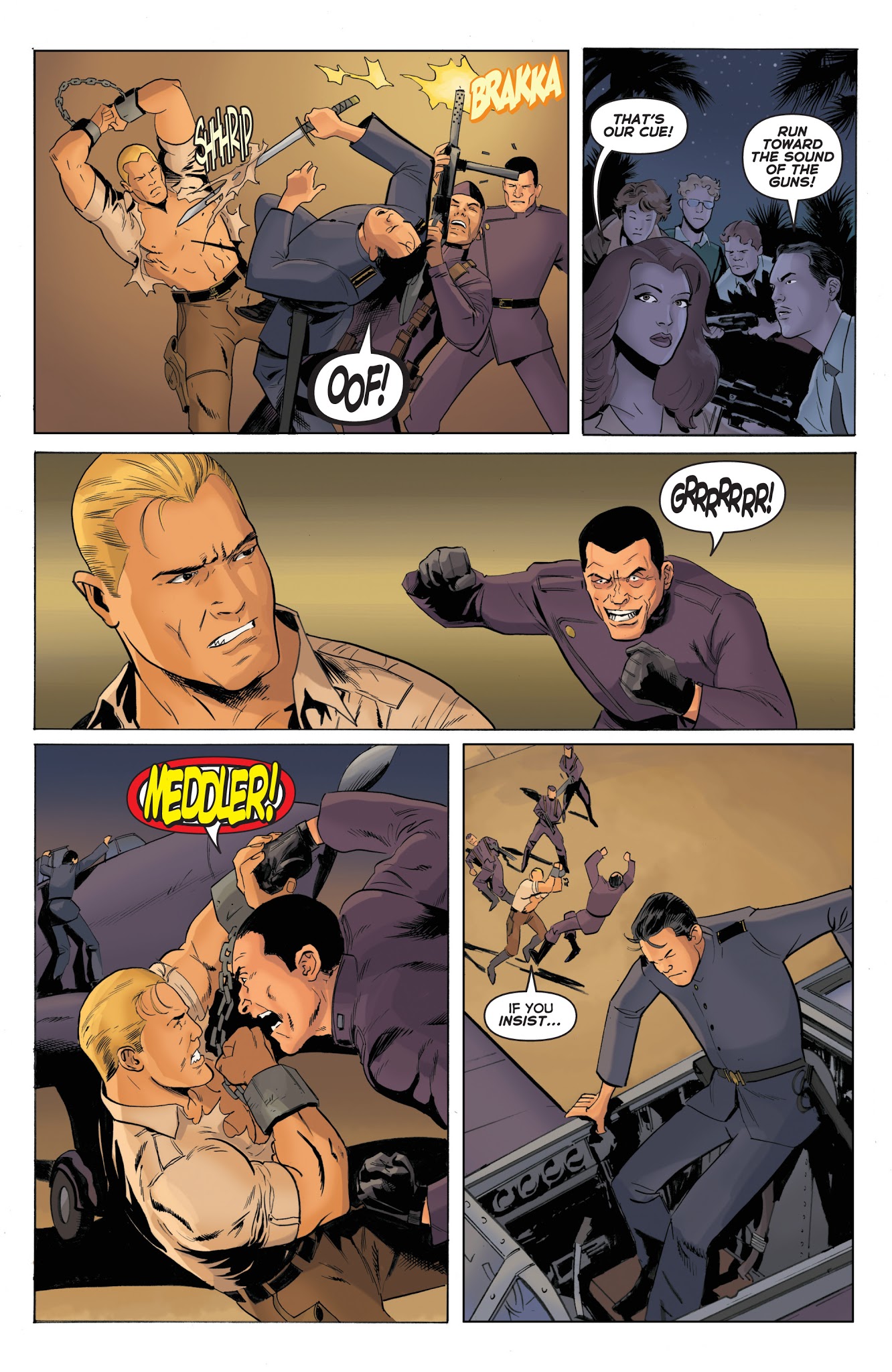 Read online Doc Savage: Ring Of Fire comic -  Issue #4 - 12