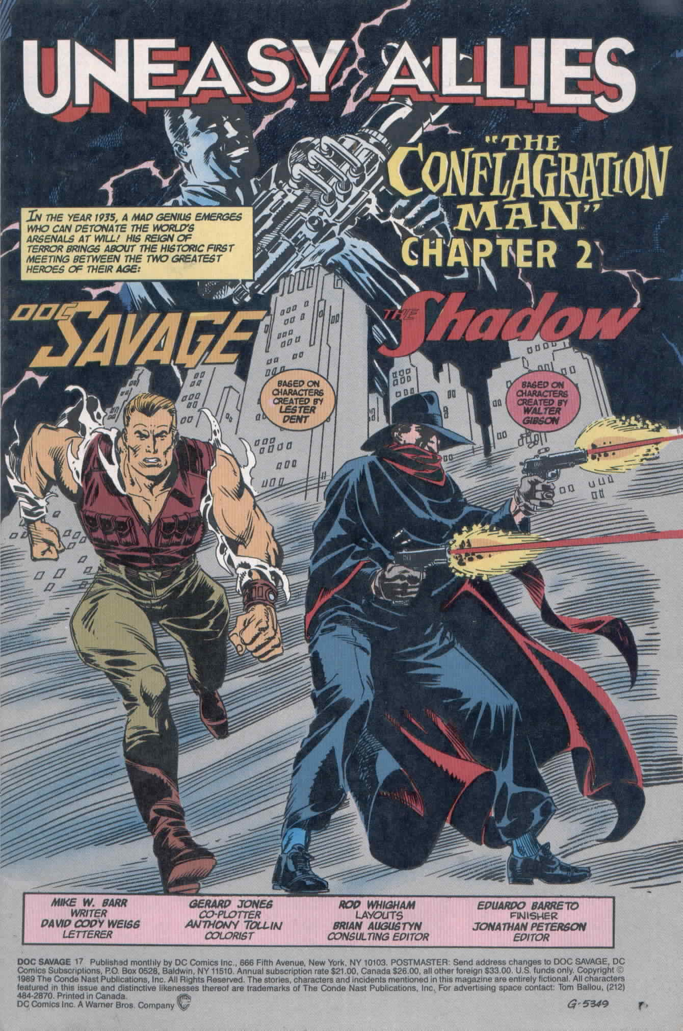 Read online The Shadow Strikes! comic -  Issue #5b - 3