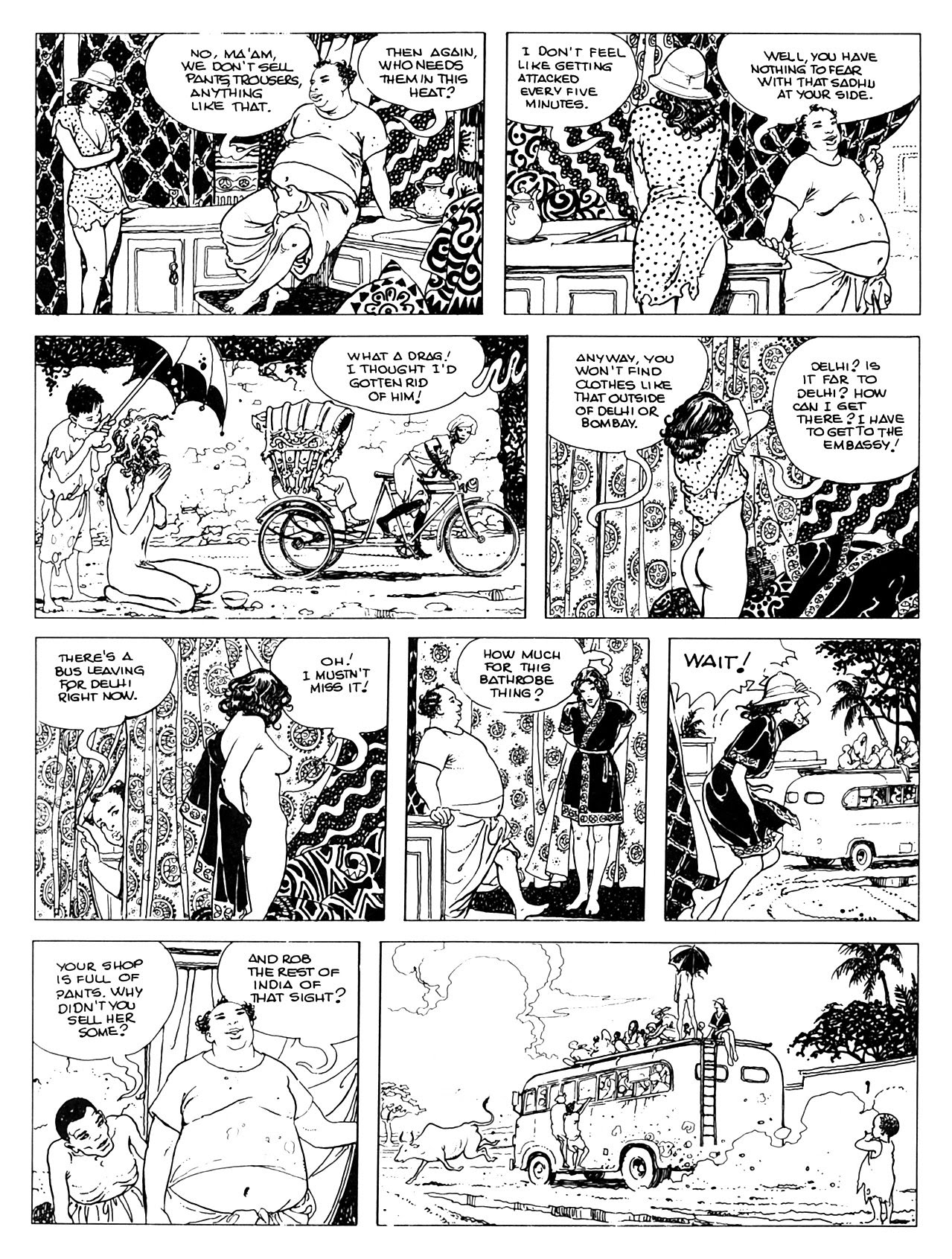 Read online Perchance to dream - The Indian adventures of Giuseppe Bergman comic -  Issue # TPB - 86