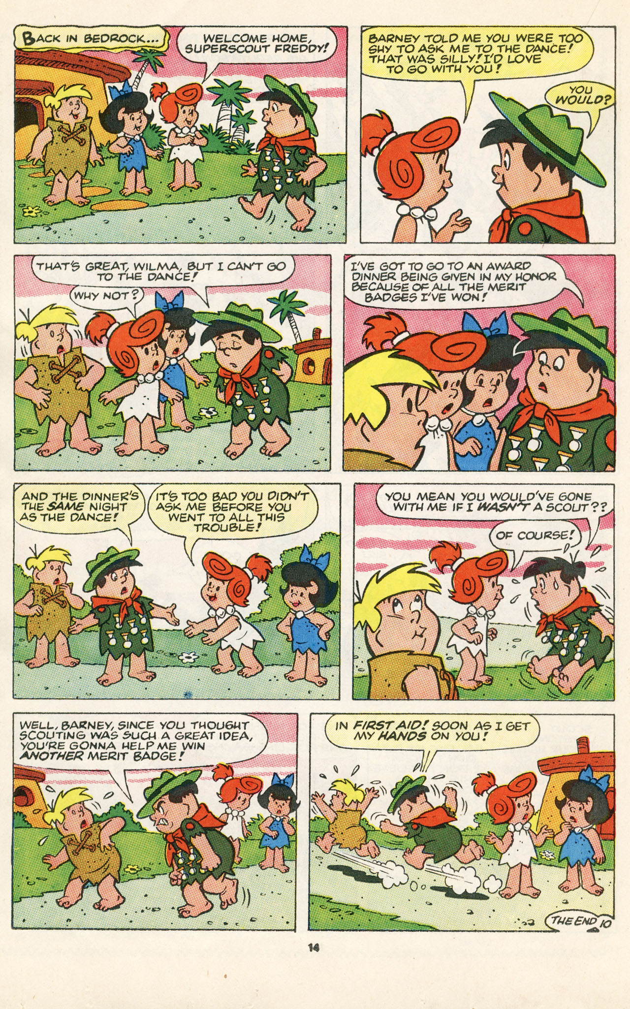 Read online The Flintstone Kids comic -  Issue #8 - 16