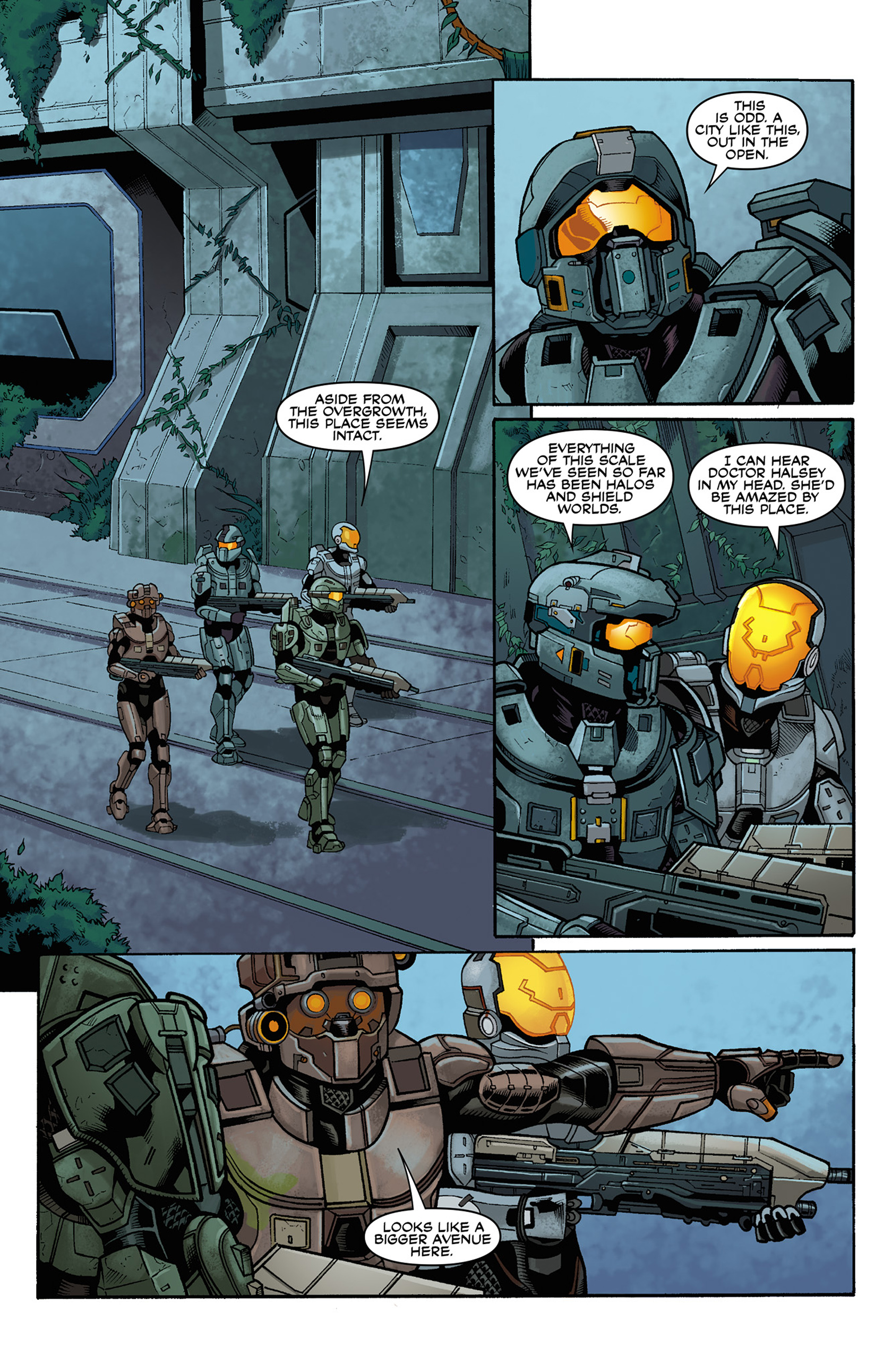 Read online Halo: Escalation comic -  Issue #9 - 10
