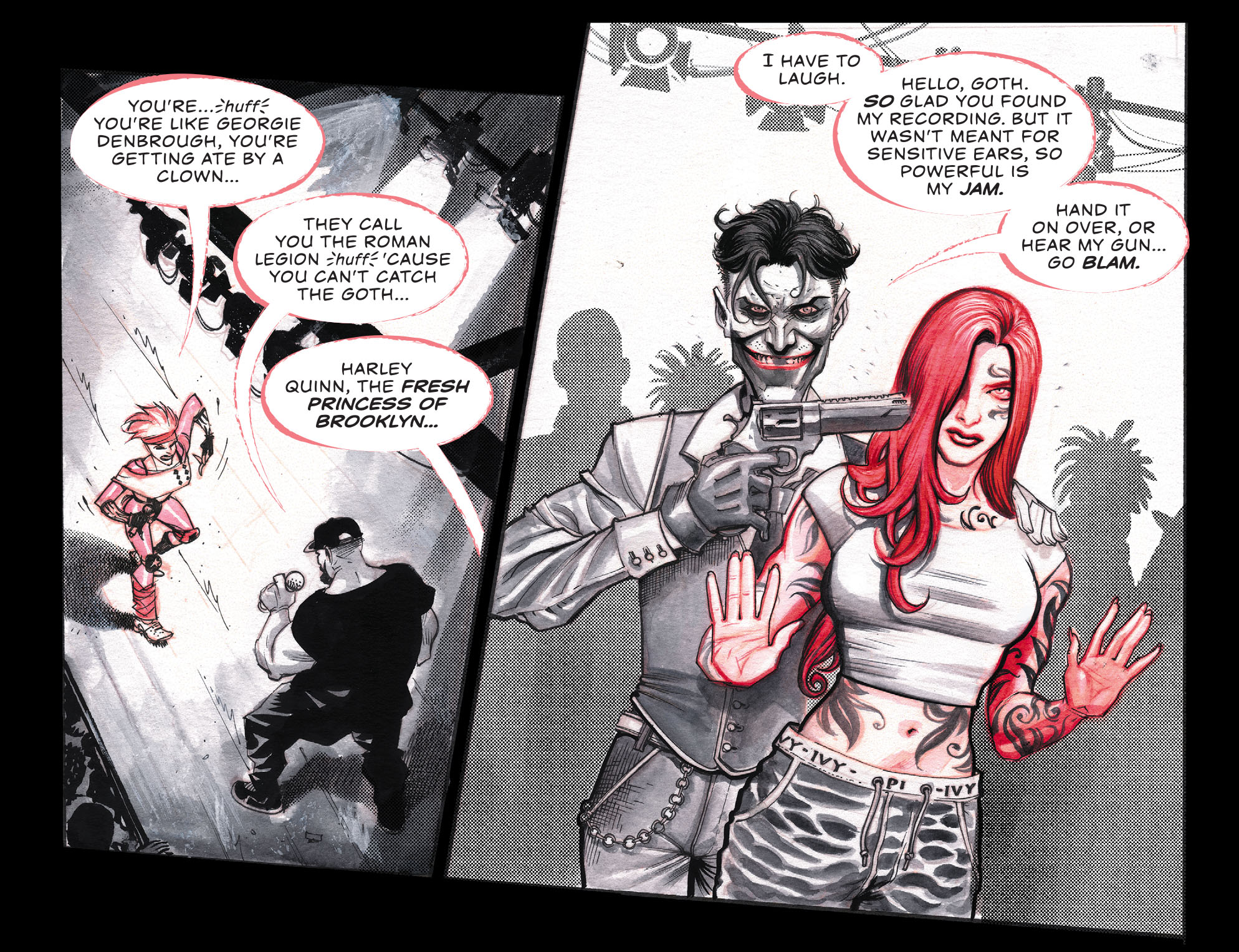 Read online Harley Quinn Black   White   Red comic -  Issue #4 - 18