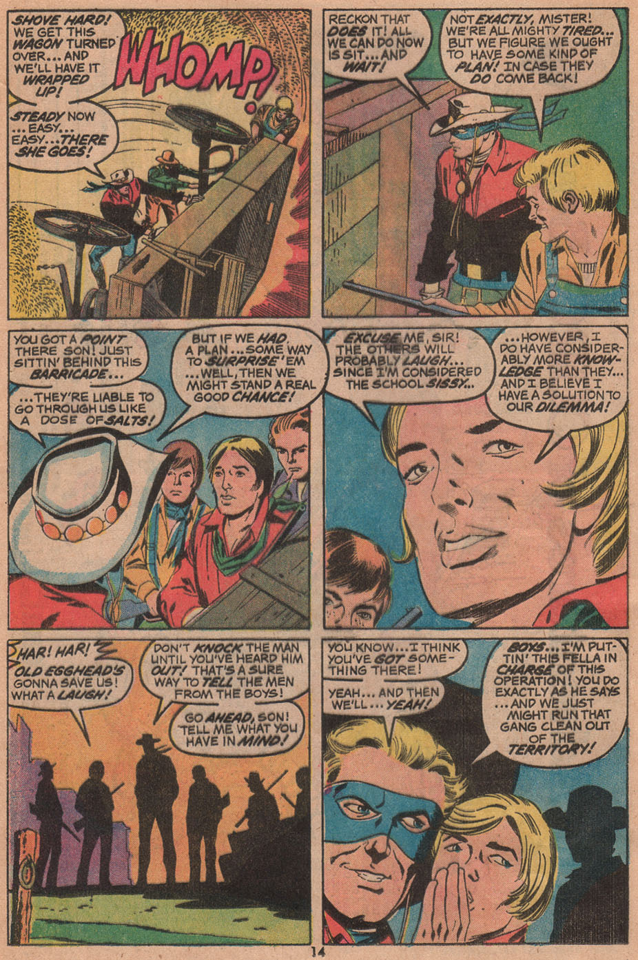 Read online The Outlaw Kid (1970) comic -  Issue #14 - 16