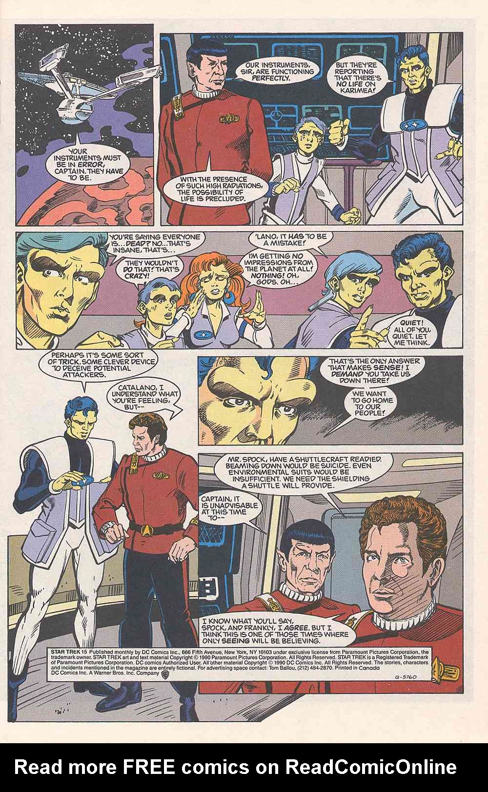 Read online Star Trek (1989) comic -  Issue #15 - 2