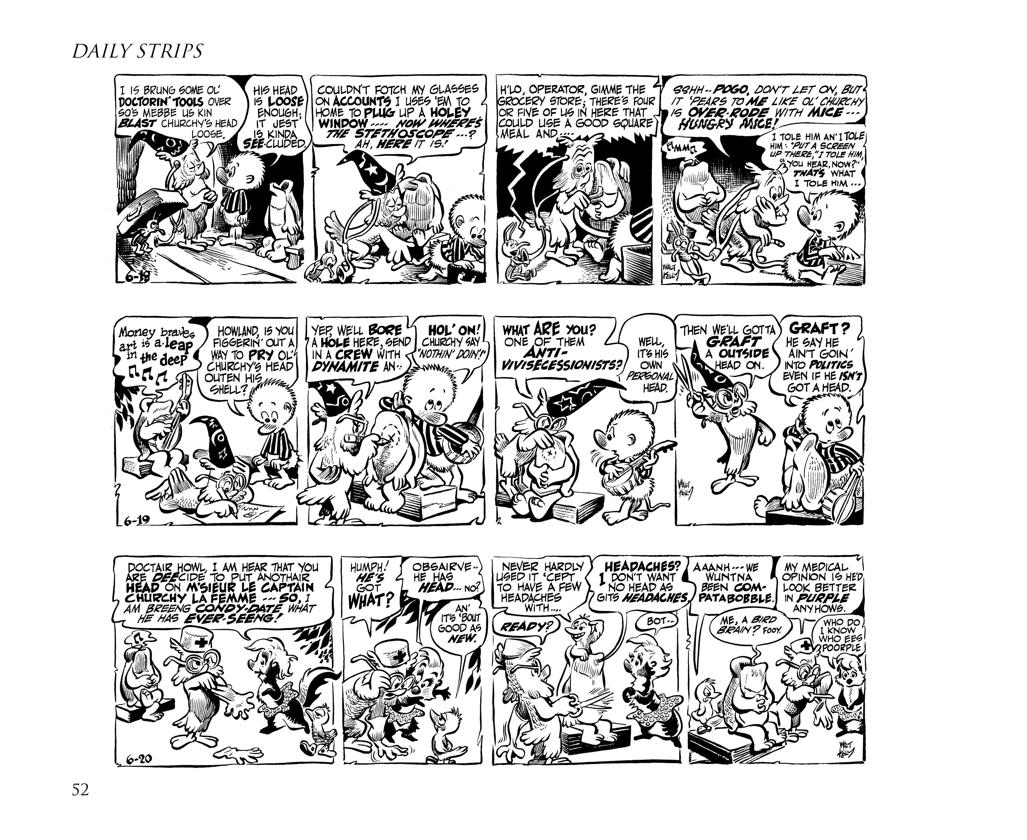 Read online Pogo by Walt Kelly: The Complete Syndicated Comic Strips comic -  Issue # TPB 2 (Part 1) - 70