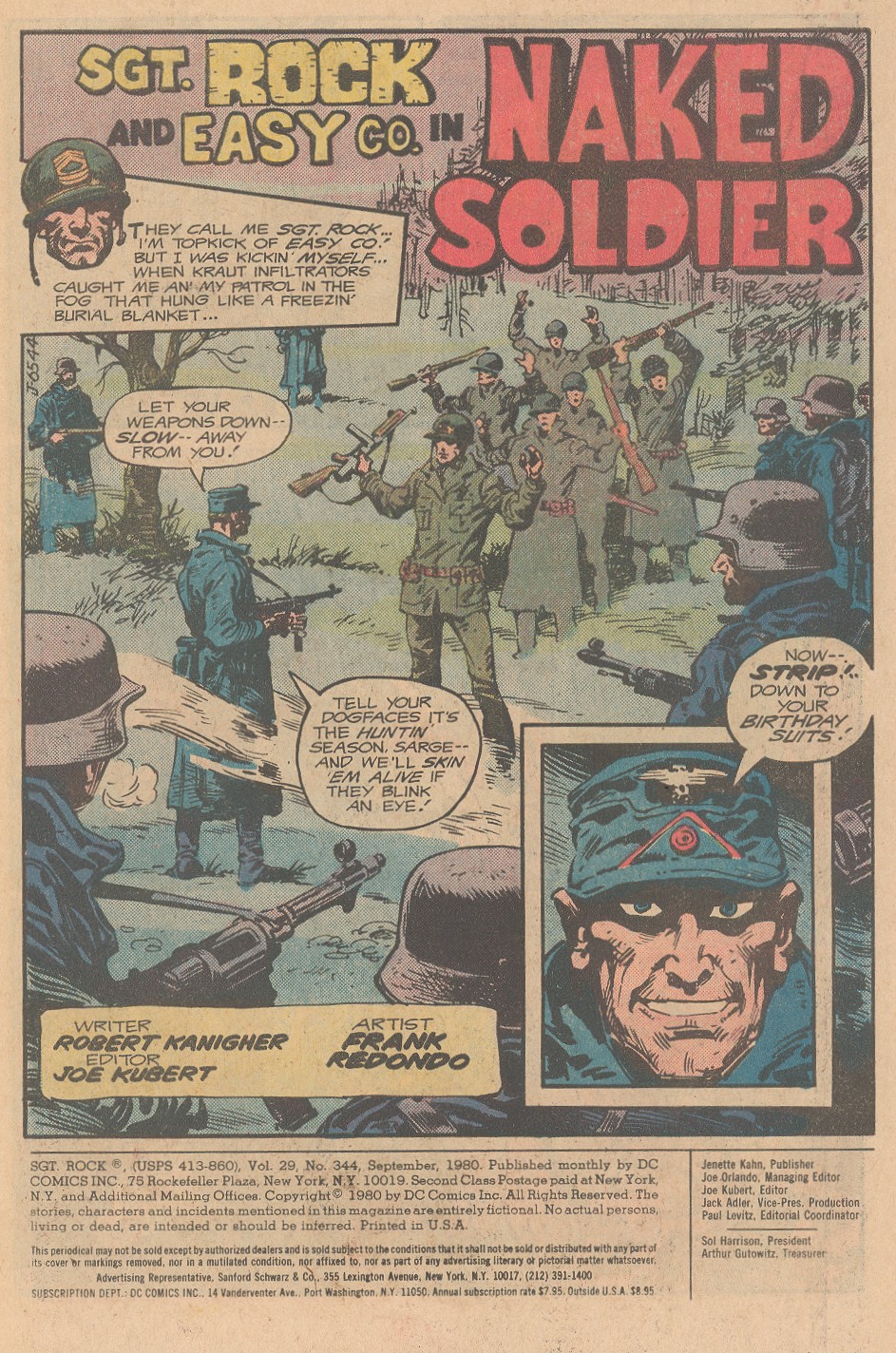 Read online Sgt. Rock comic -  Issue #344 - 2