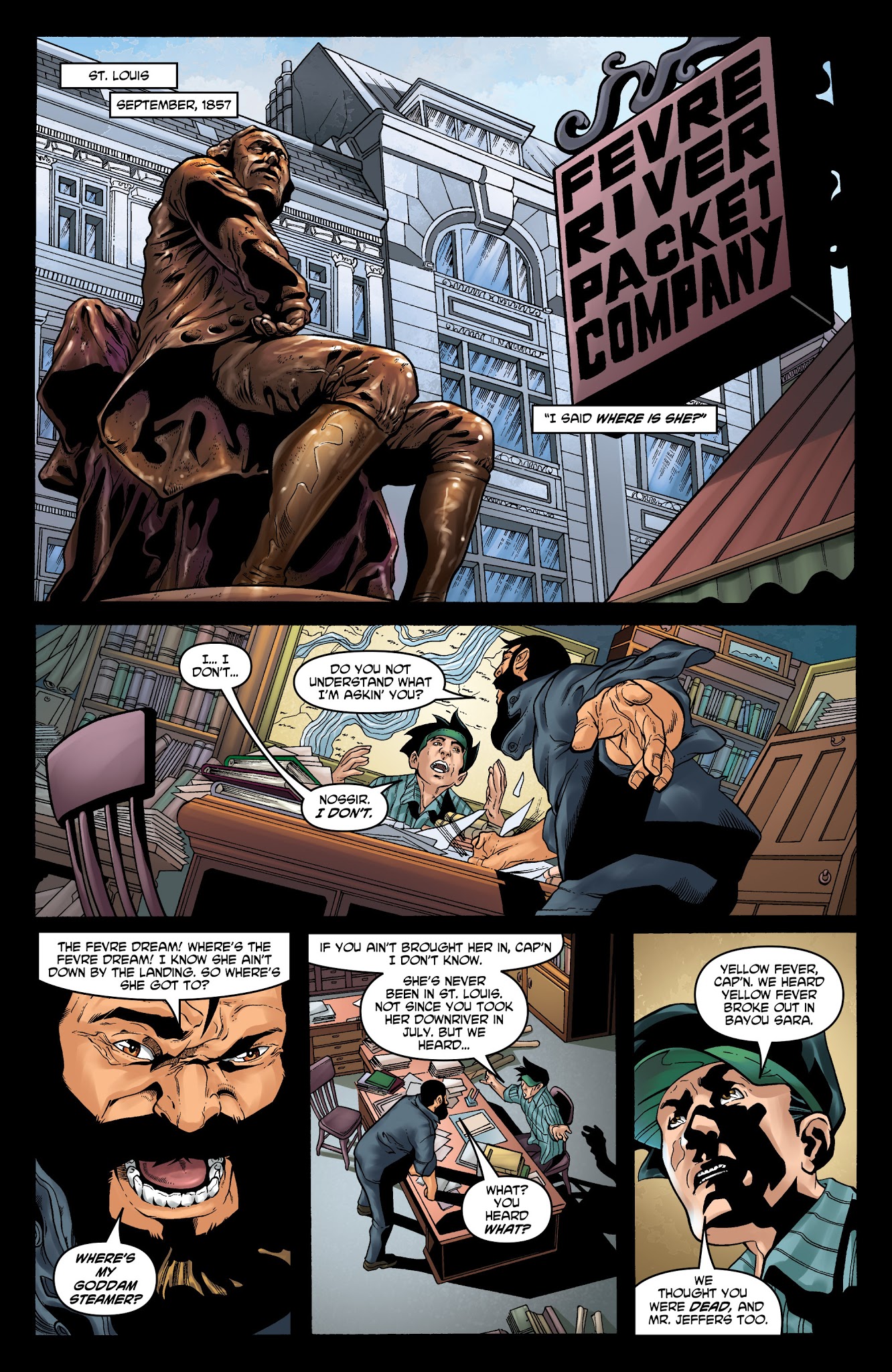 Read online George R.R. Martin's Fevre Dream comic -  Issue #7 - 17