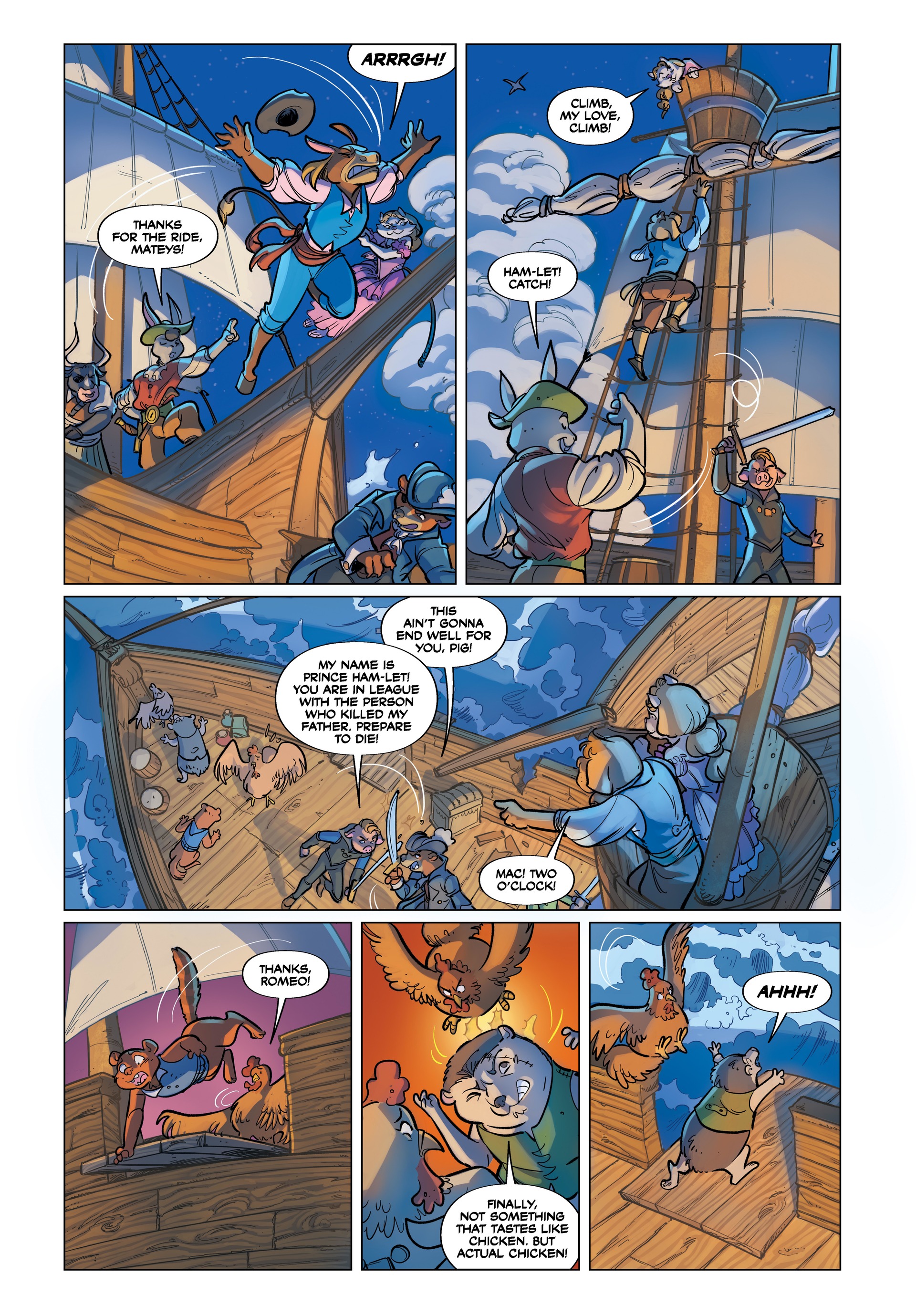Read online Ham-let: A Shakespearean Mash-up comic -  Issue # Full - 43