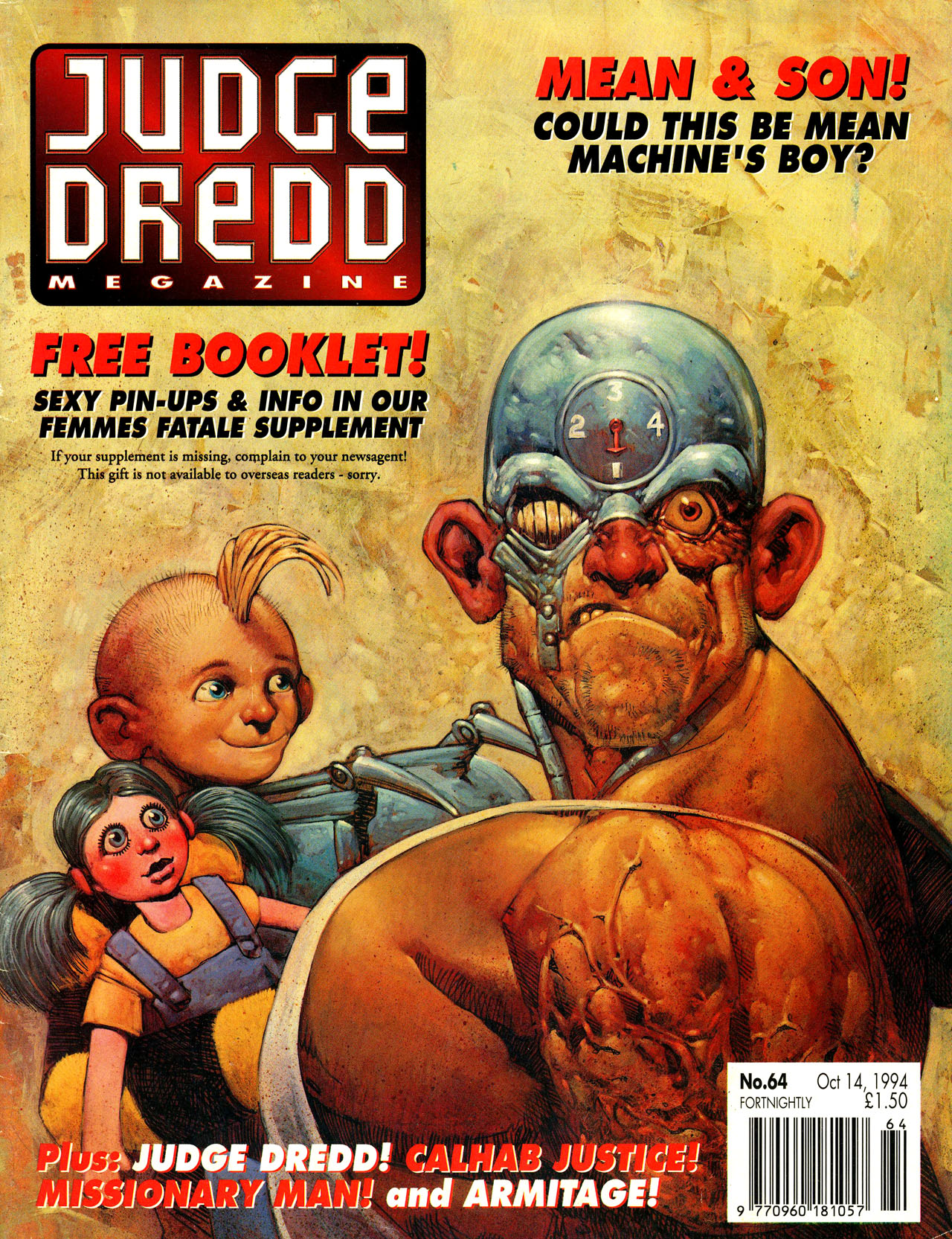 Read online Judge Dredd: The Megazine (vol. 2) comic -  Issue #64 - 1